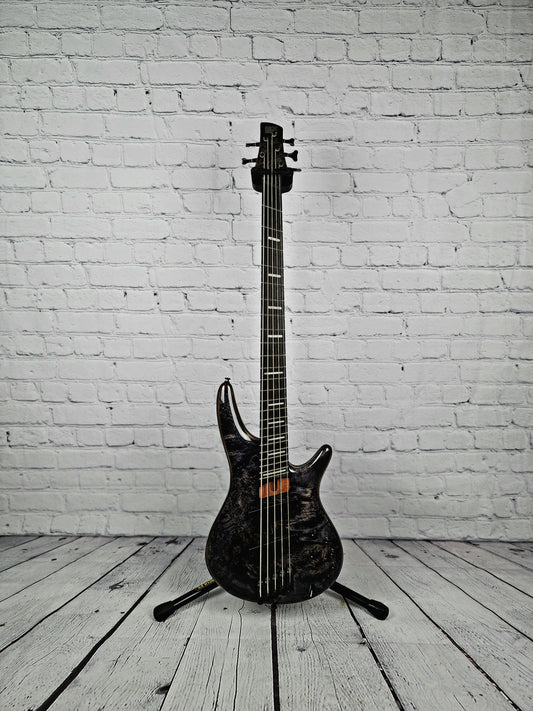 Ibanez SRMS805 DTW 5 String Bass Guitar Multiscale Deep Twilight