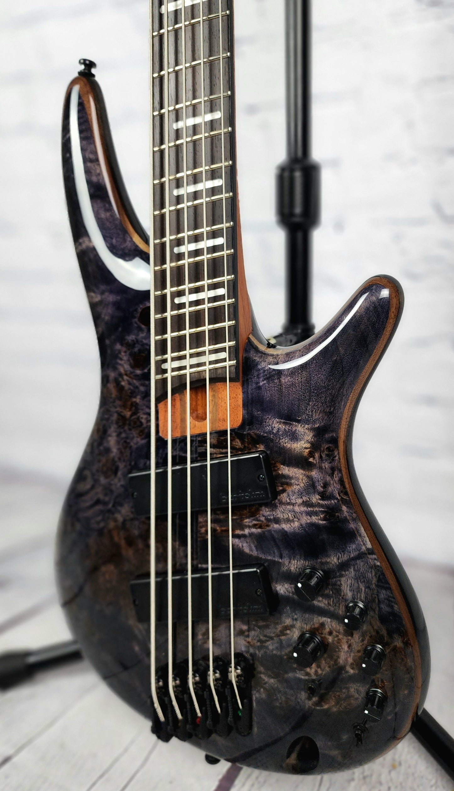 Ibanez SRMS805 DTW 5 String Bass Guitar Multiscale Deep Twilight