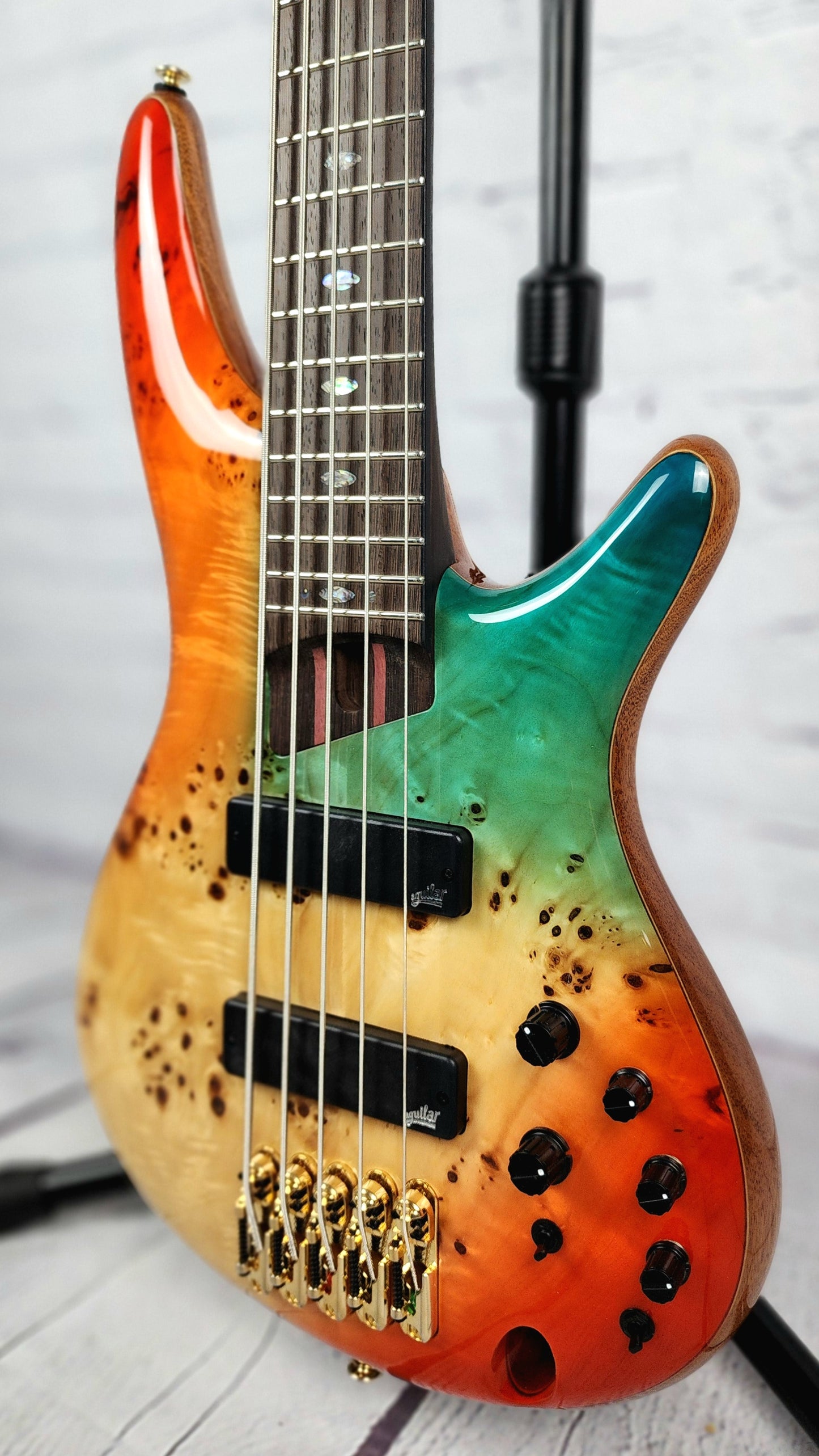 Ibanez SR1605DW ASK 5 String Bass Guitar Autumn Sunset Sky