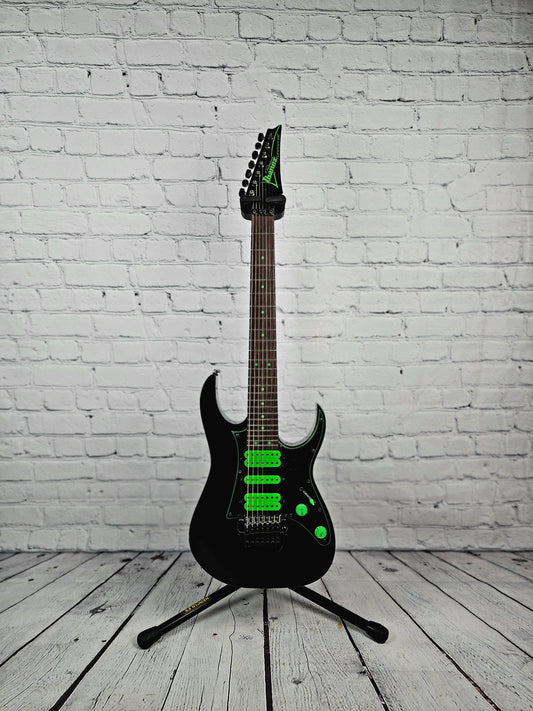 Ibanez Premium Universe UV70P BK 7 String Electric Guitar Gloss Black