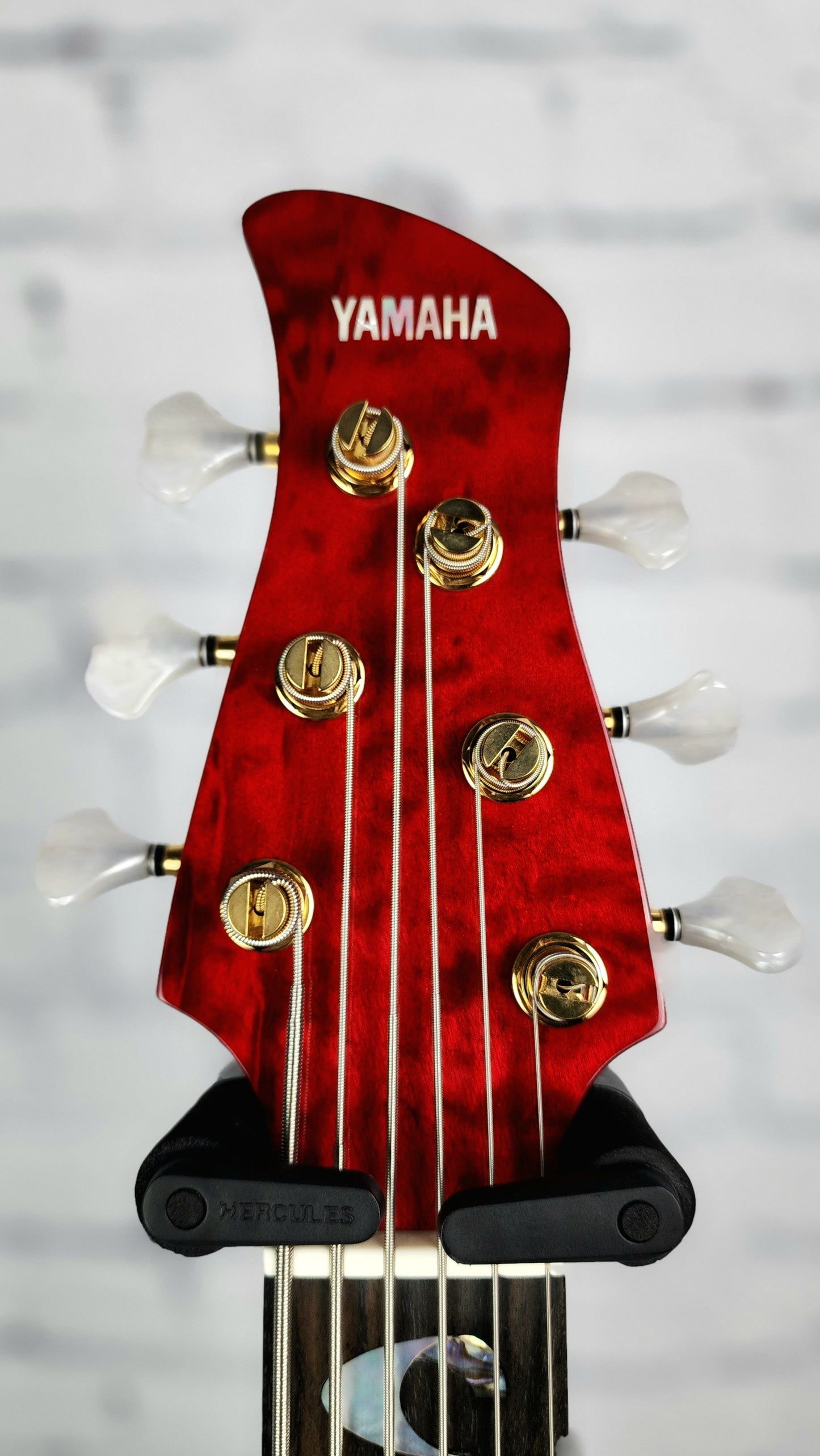 Yamaha TRBJP2 TDR John Patitucci 6 String Bass Translucent Deep Red