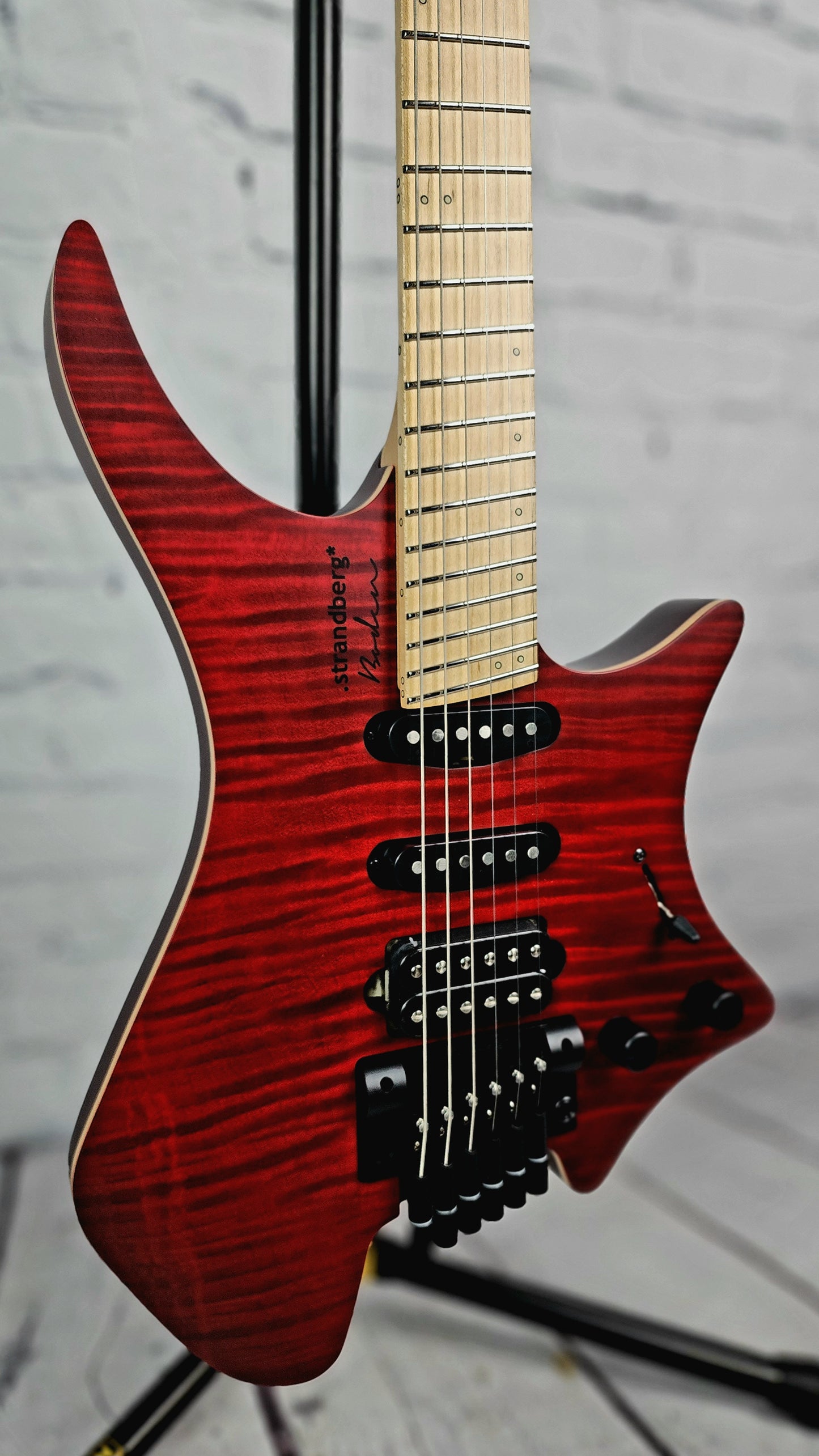 Strandberg Boden Standard NX 6 String Tremolo HSS Electric Guitar Trans Red