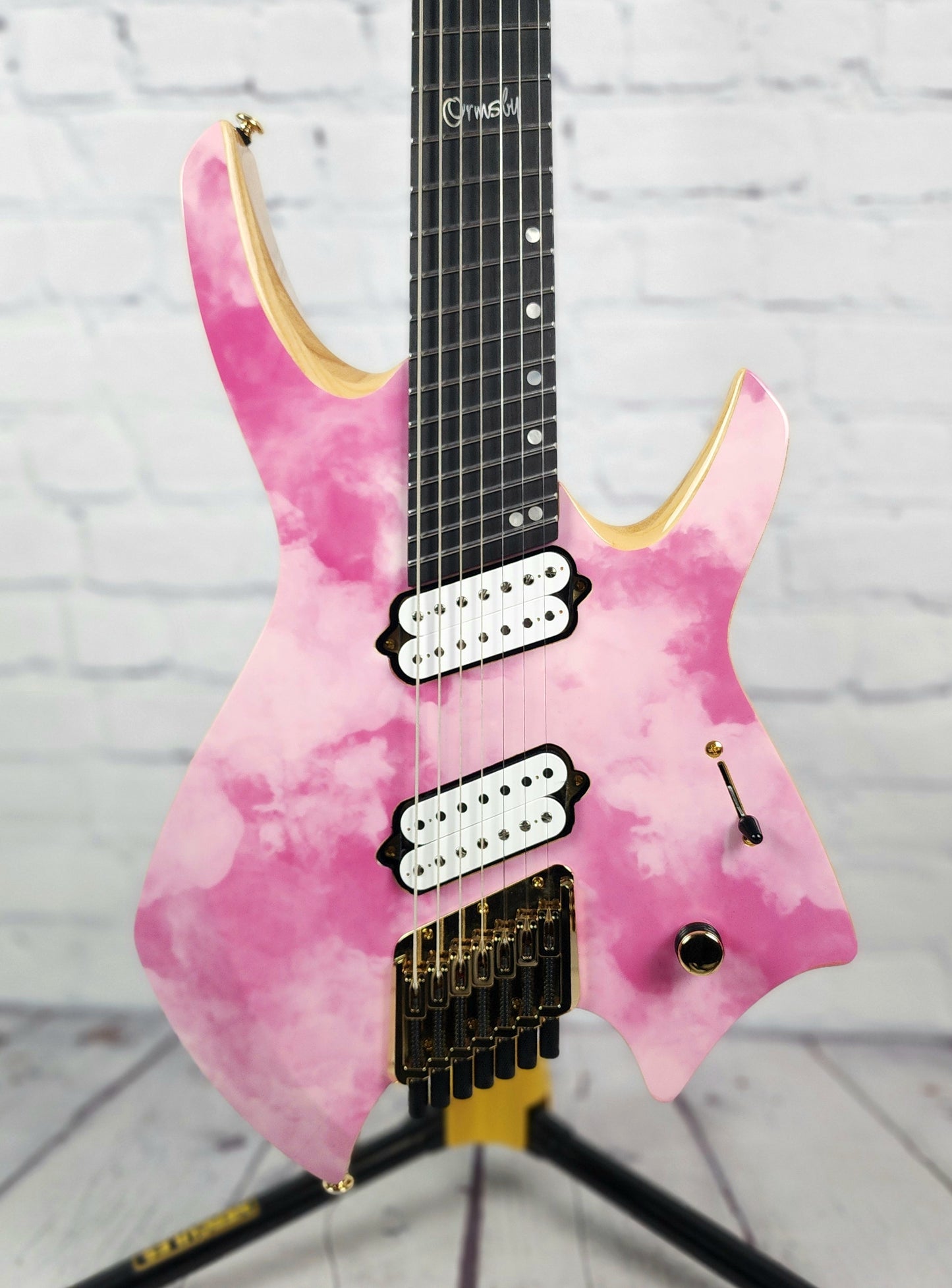 Ormsby Guitars Goliath GTR Kris Xen 7 String Electric Guitar Strawberry Storm