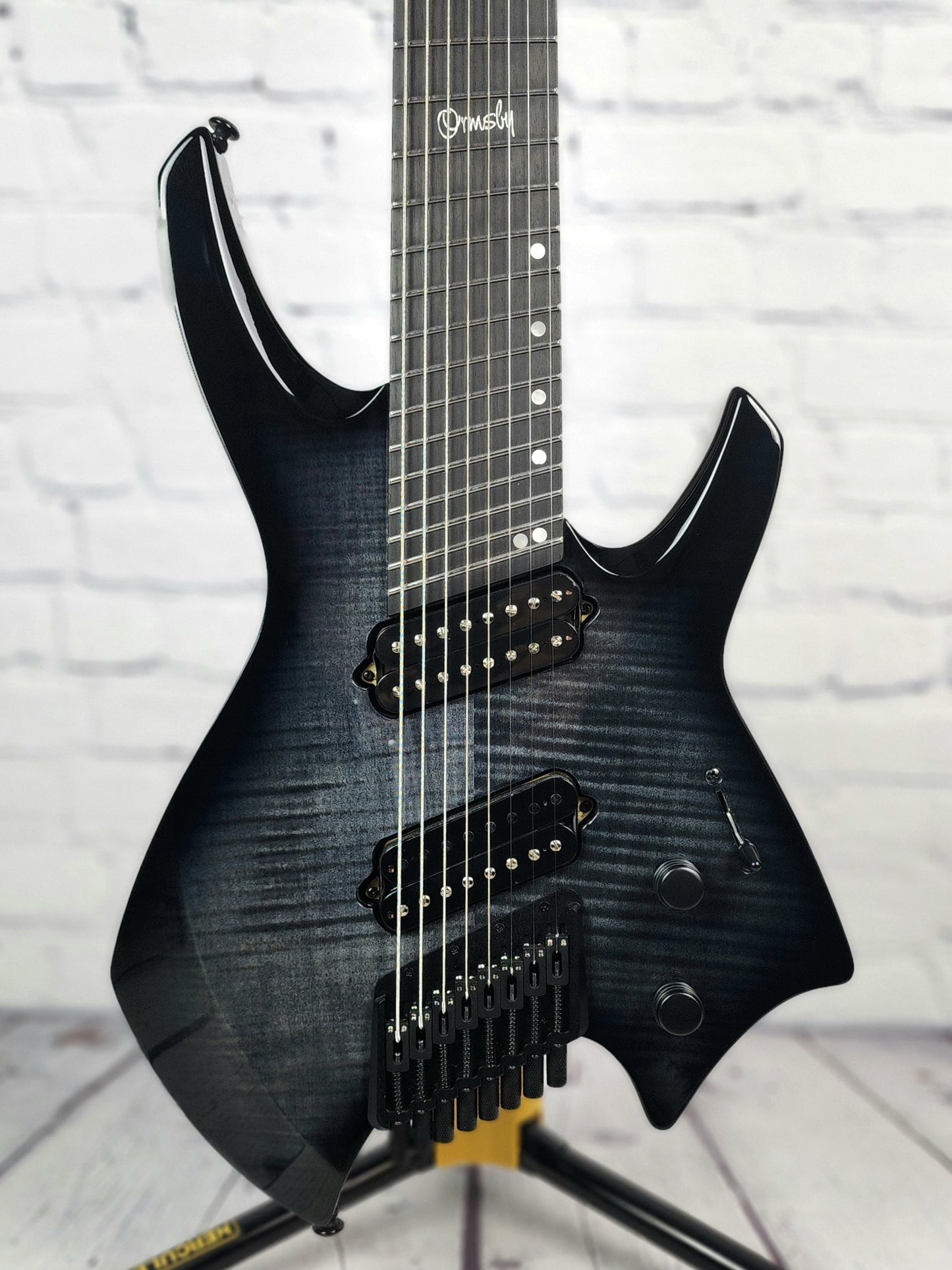 Ormsby Guitars Goliath GTR 8 String Electric Guitar Dahlia Black