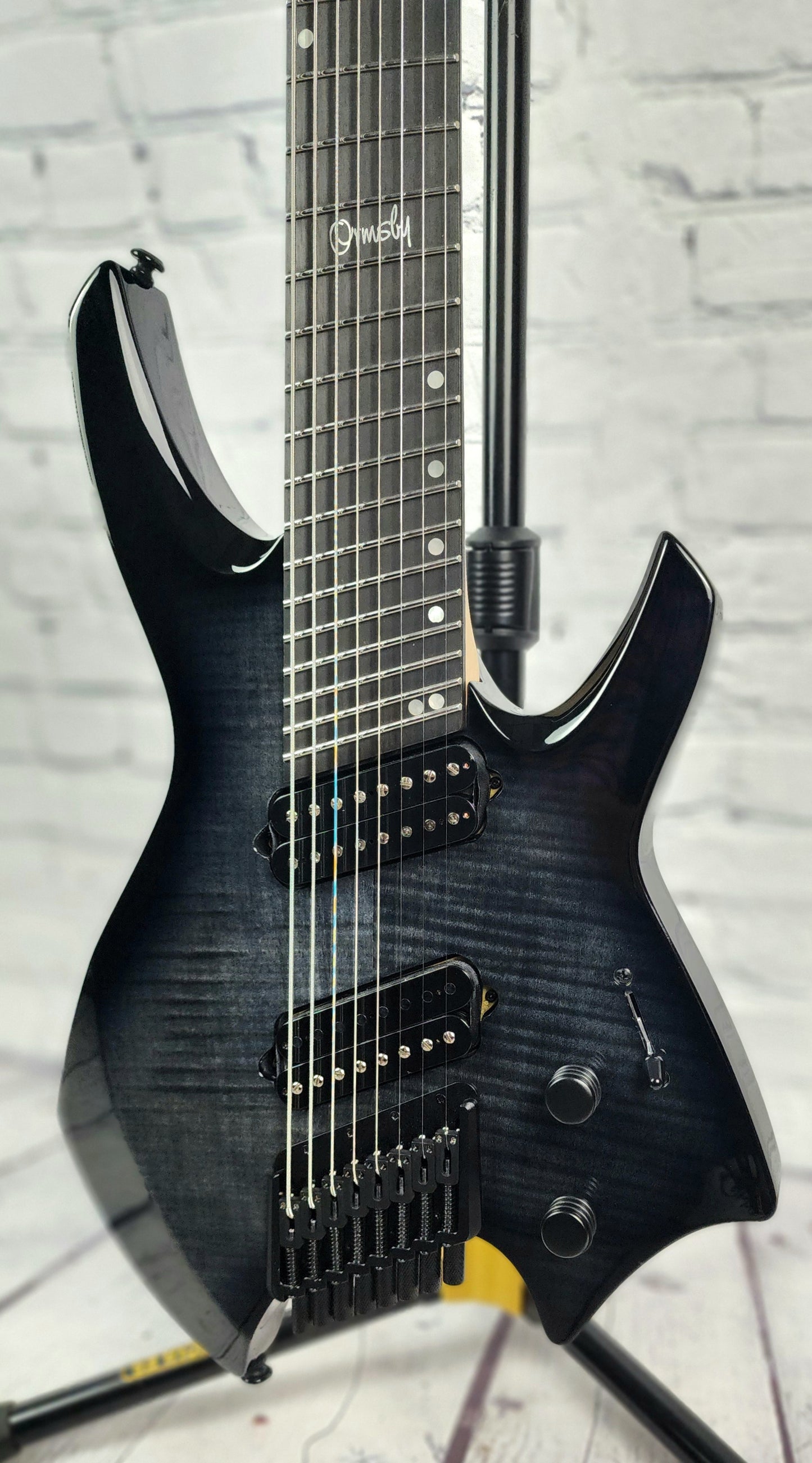 Ormsby Guitars Goliath GTR 8 String Electric Guitar Dahlia Black