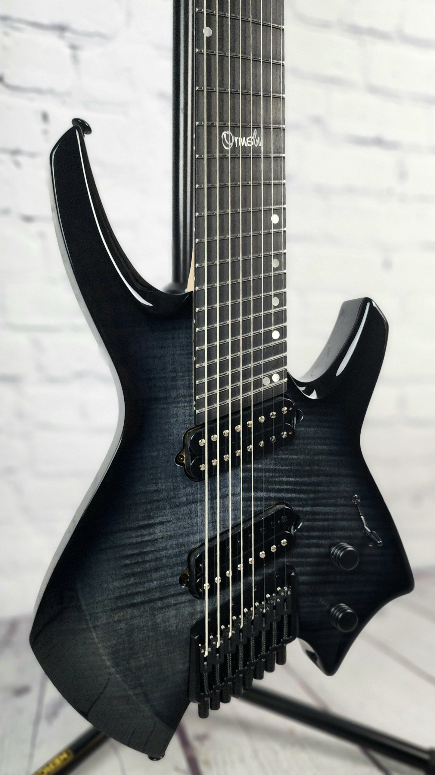 Ormsby Guitars Goliath GTR 8 String Electric Guitar Dahlia Black