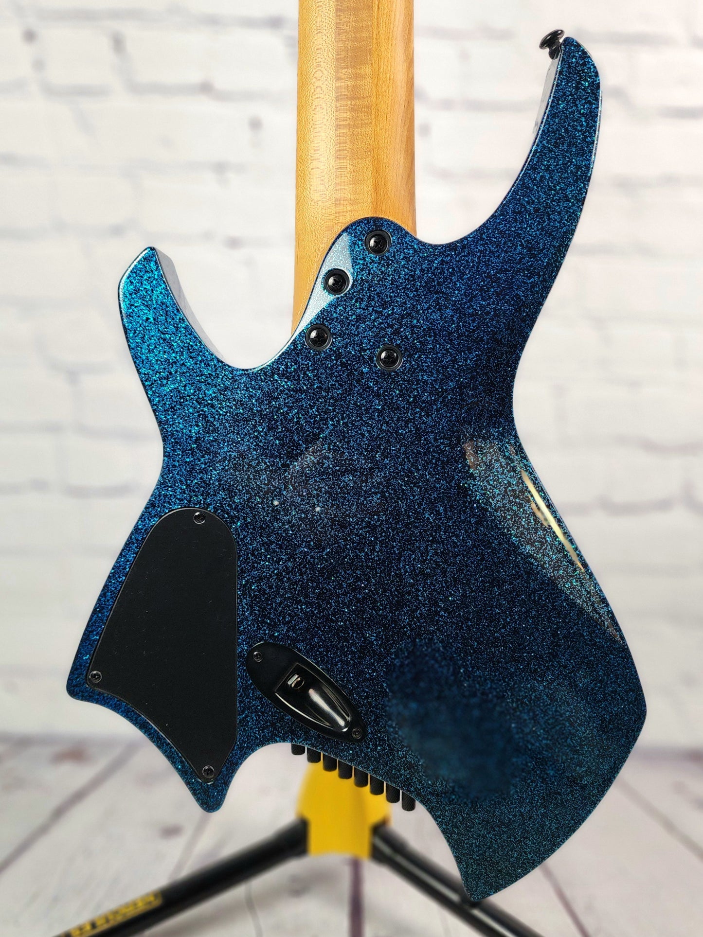 Ormsby Guitars Goliath GTR 8 String Electric Guitar Blue Sparkle