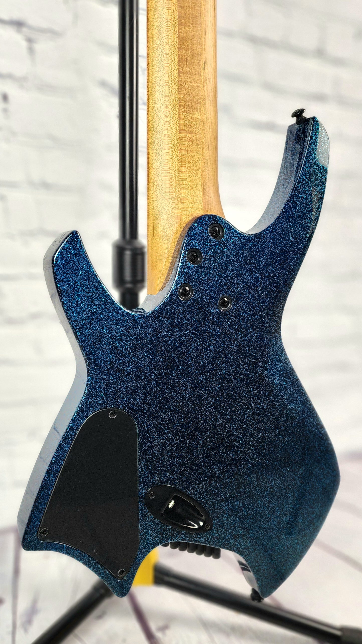 Ormsby Guitars Goliath GTR 8 String Electric Guitar Blue Sparkle