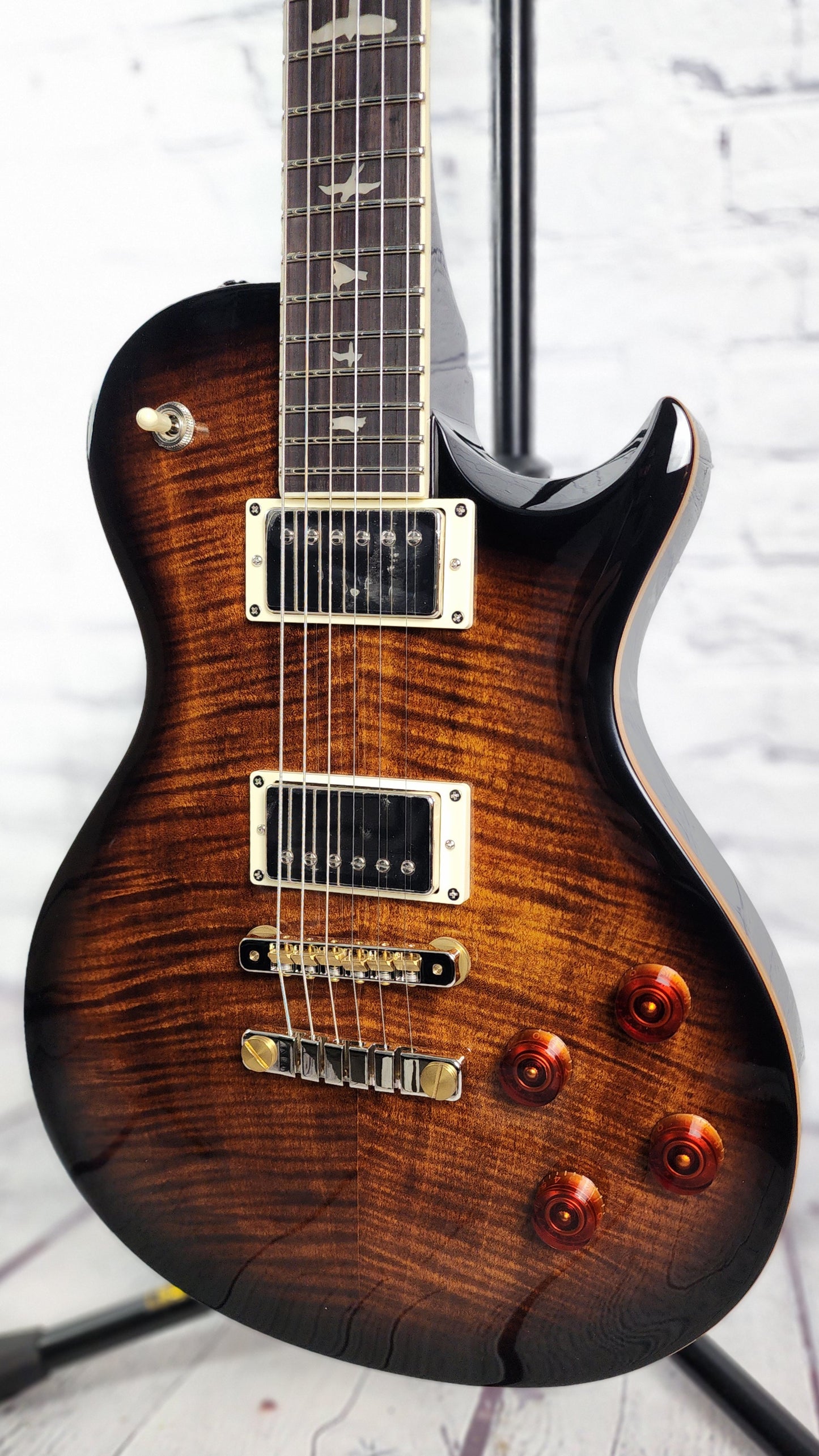 Paul Reed Smith PRS SE McCarty 594 Singlecut Electric Guitar Black Gold Burst