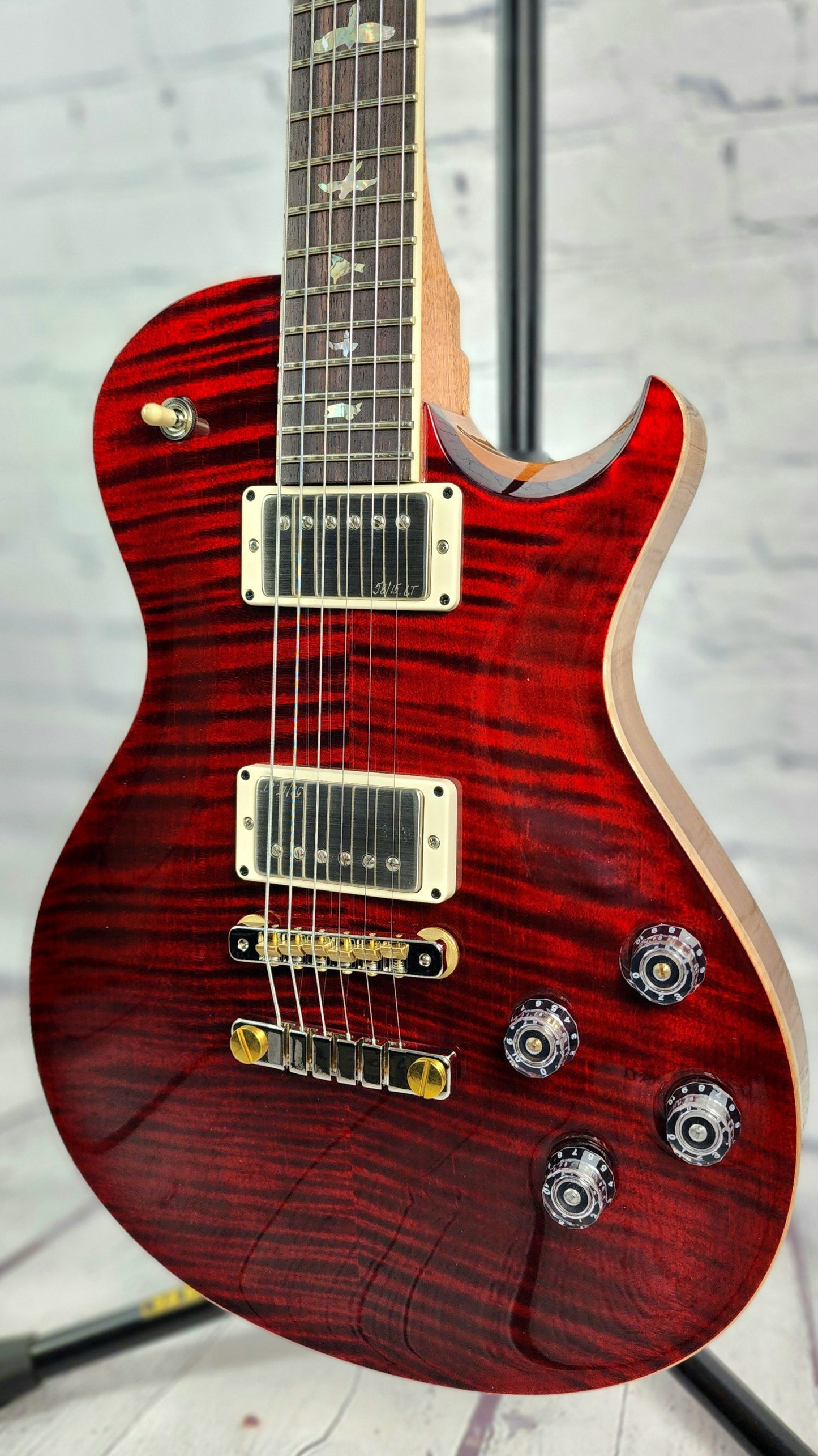 Paul Reed Smith PRS Core McCarty 594 Singlecut 10 Top Electric Guitar Red Tiger