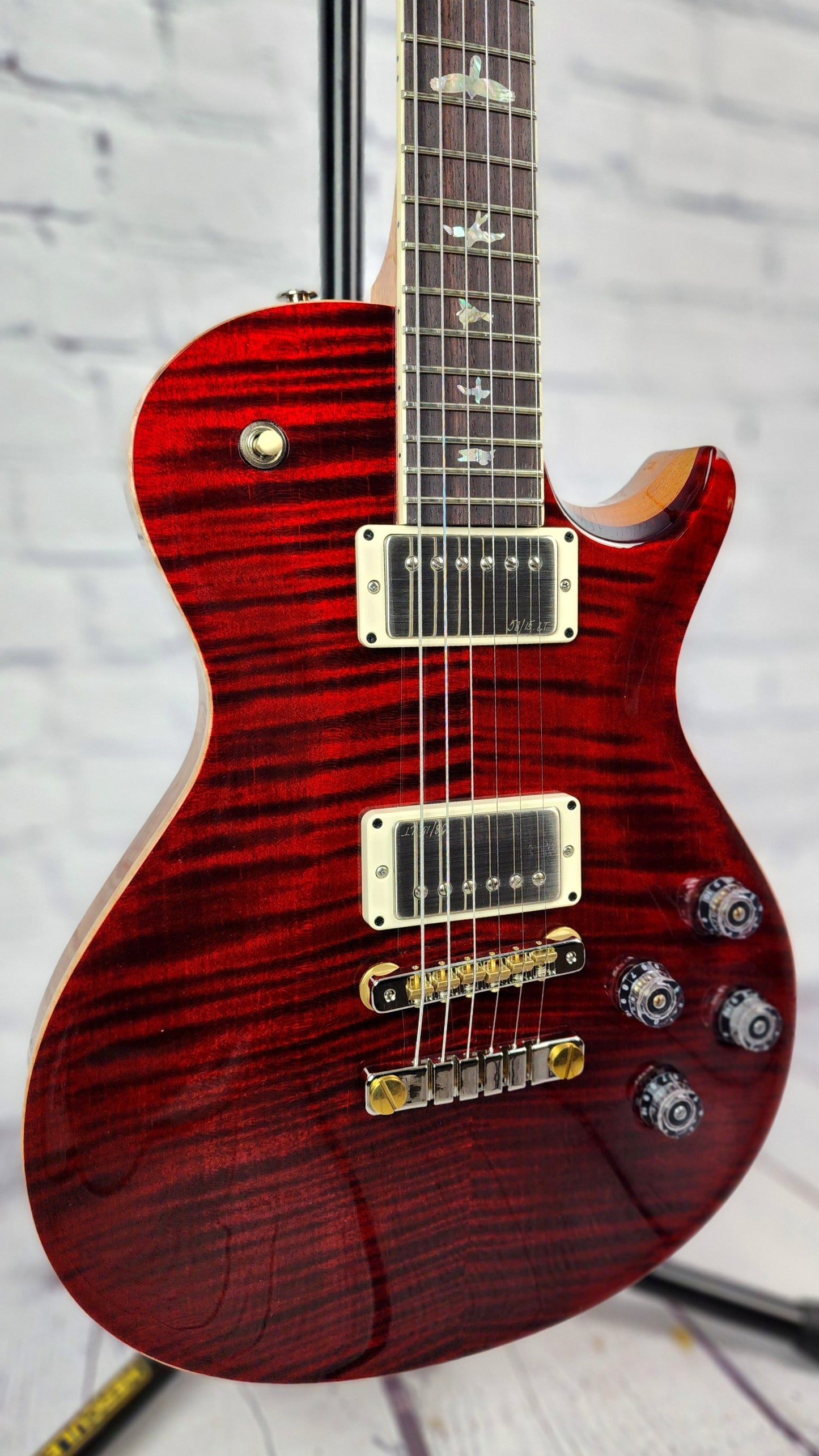 Paul Reed Smith PRS Core McCarty 594 Singlecut 10 Top Electric Guitar Red Tiger