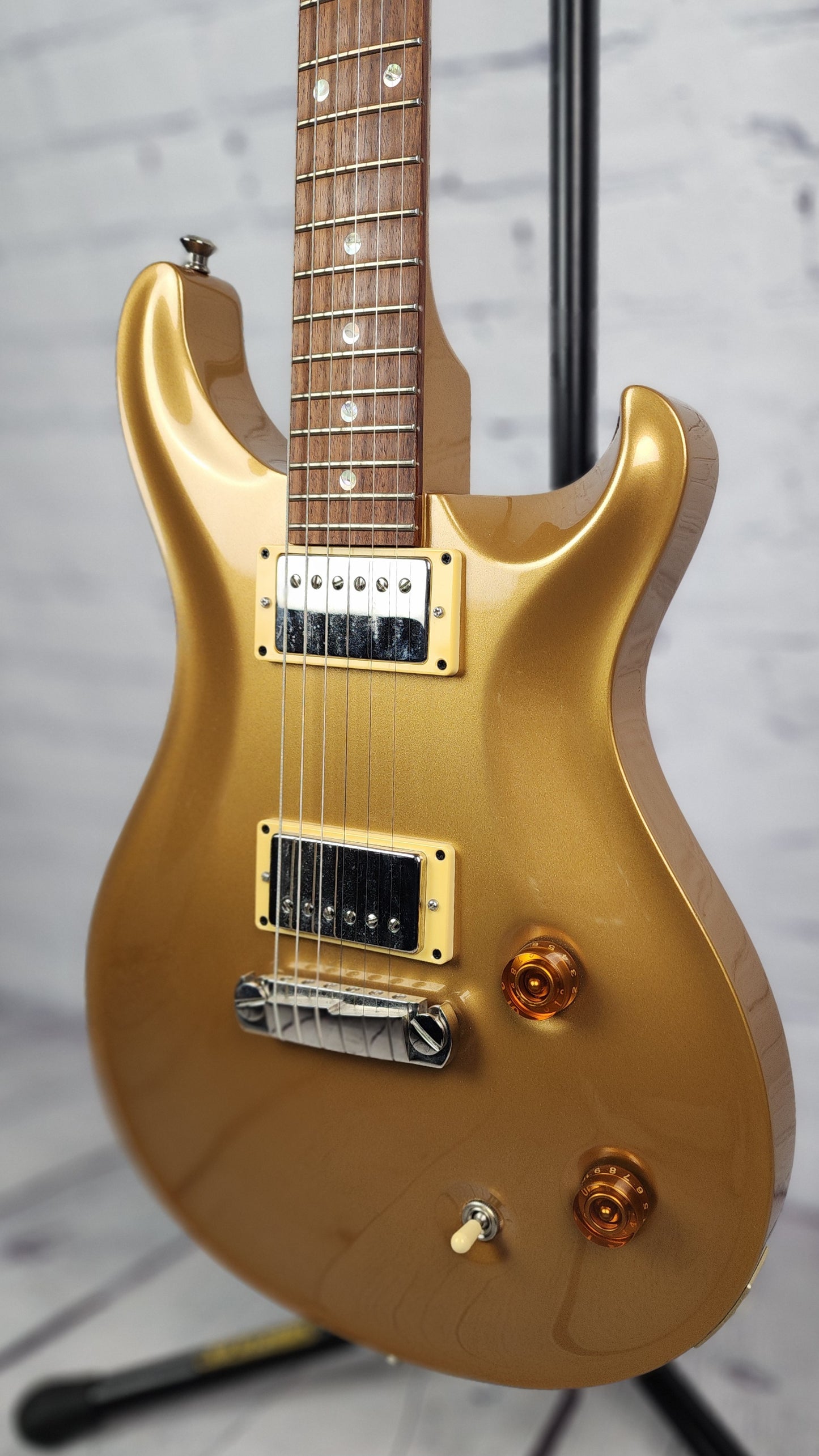 USED 2003 PRS McCarty 6 String Electric Guitar Gold Moons