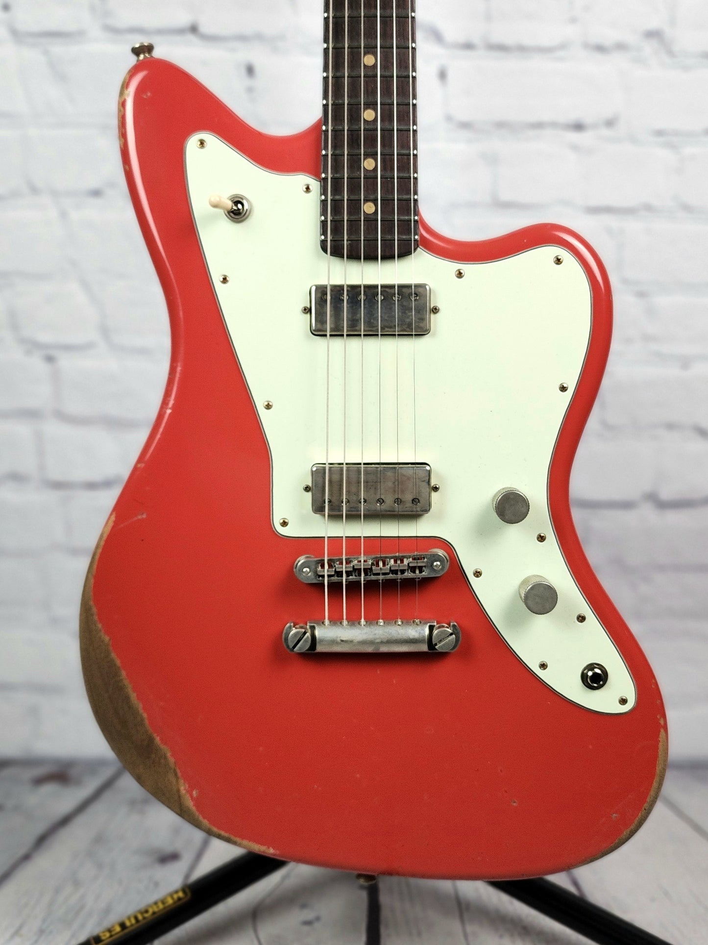 Fano Guitars JM6 Oltre 6 String Electric Guitar Lollar Mini Humbuckers Fiesta Red