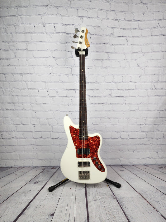 Fano Guitars JM4 Oltre 4 String Bass Guitar Light Distress Olympic White