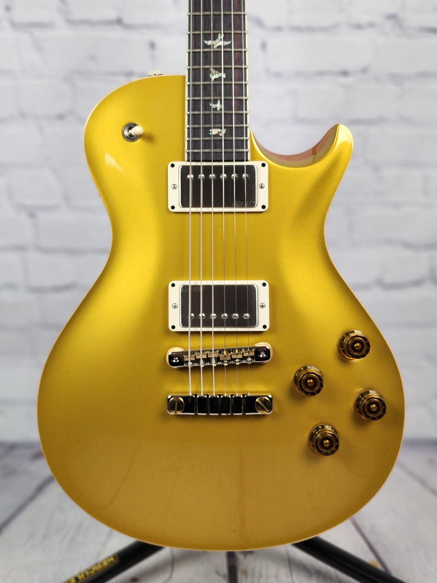 Paul Reed Smith PRS Core McCarty 594 Singlecut Electric Guitar Gold Top Natural Back