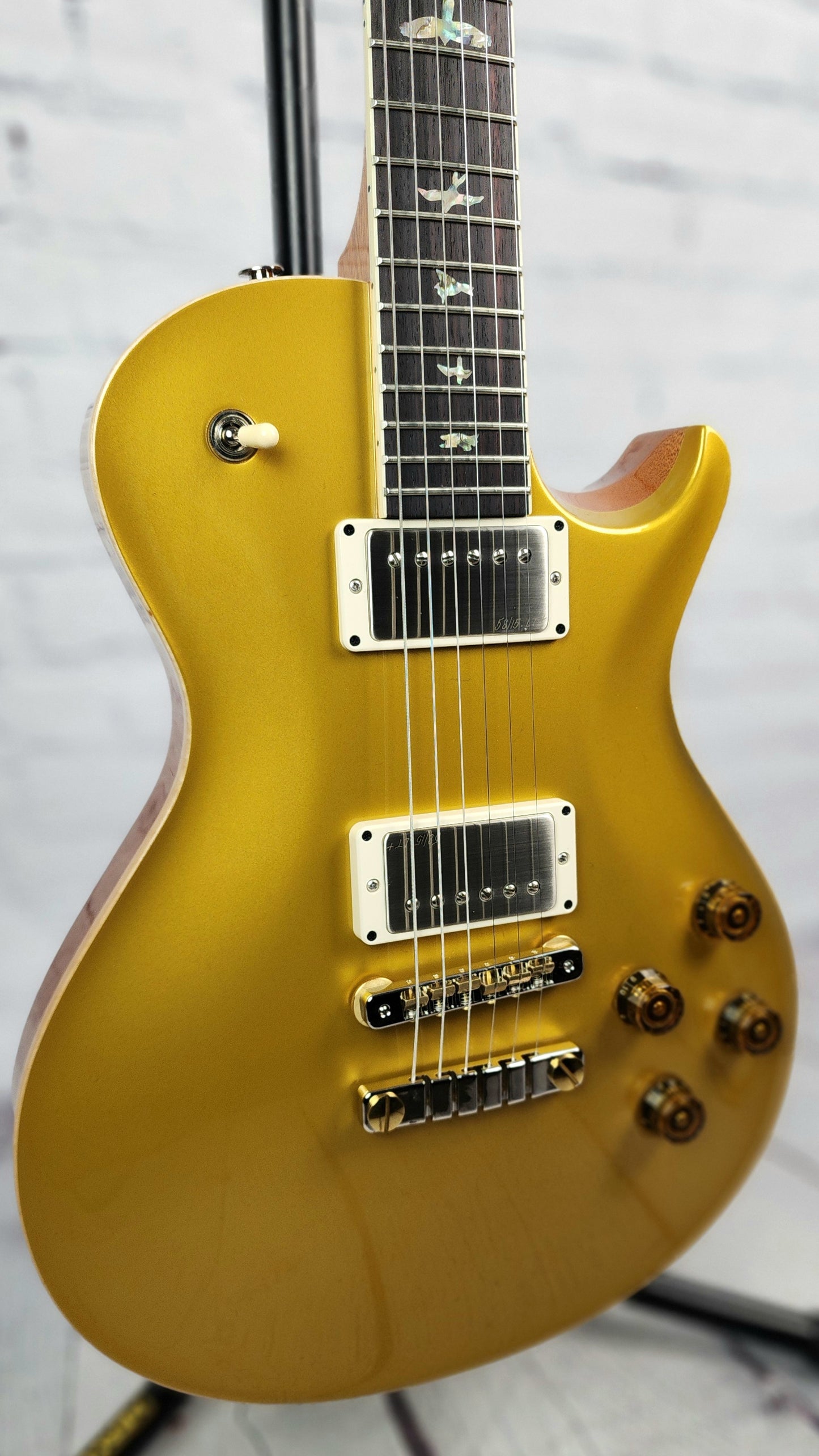 Paul Reed Smith PRS Core McCarty 594 Singlecut Electric Guitar Gold Top Natural Back