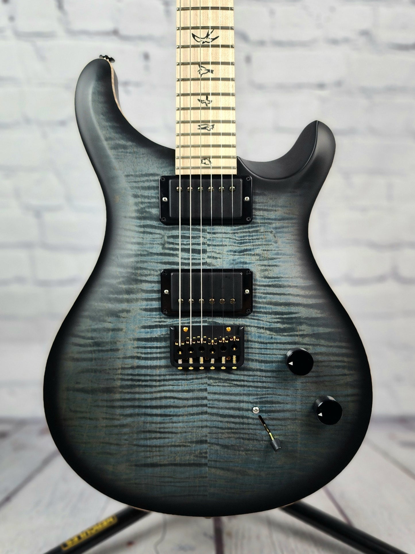 Paul Reed Smith PRS Dustie Waring Limited Edition CE24 Hardtail Electric Guitar Faded Blue Smokeburst