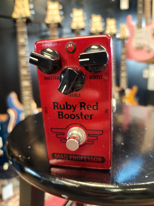 USED Mad Professor Ruby Red Booster Pedal