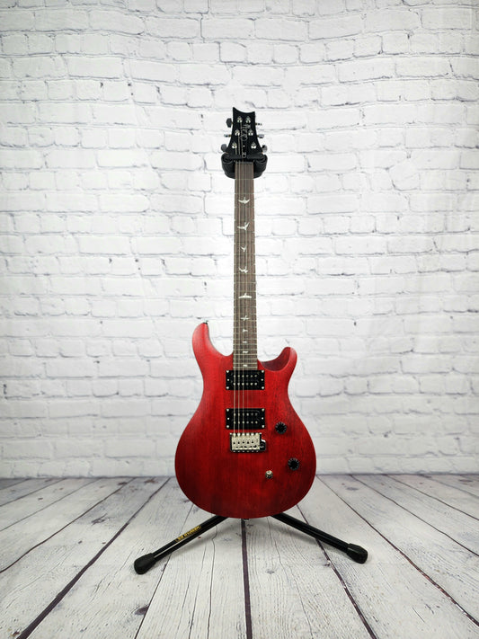 Paul Reed Smith SE CE24 Satin 6 String Electric Guitar Vintage Cherry