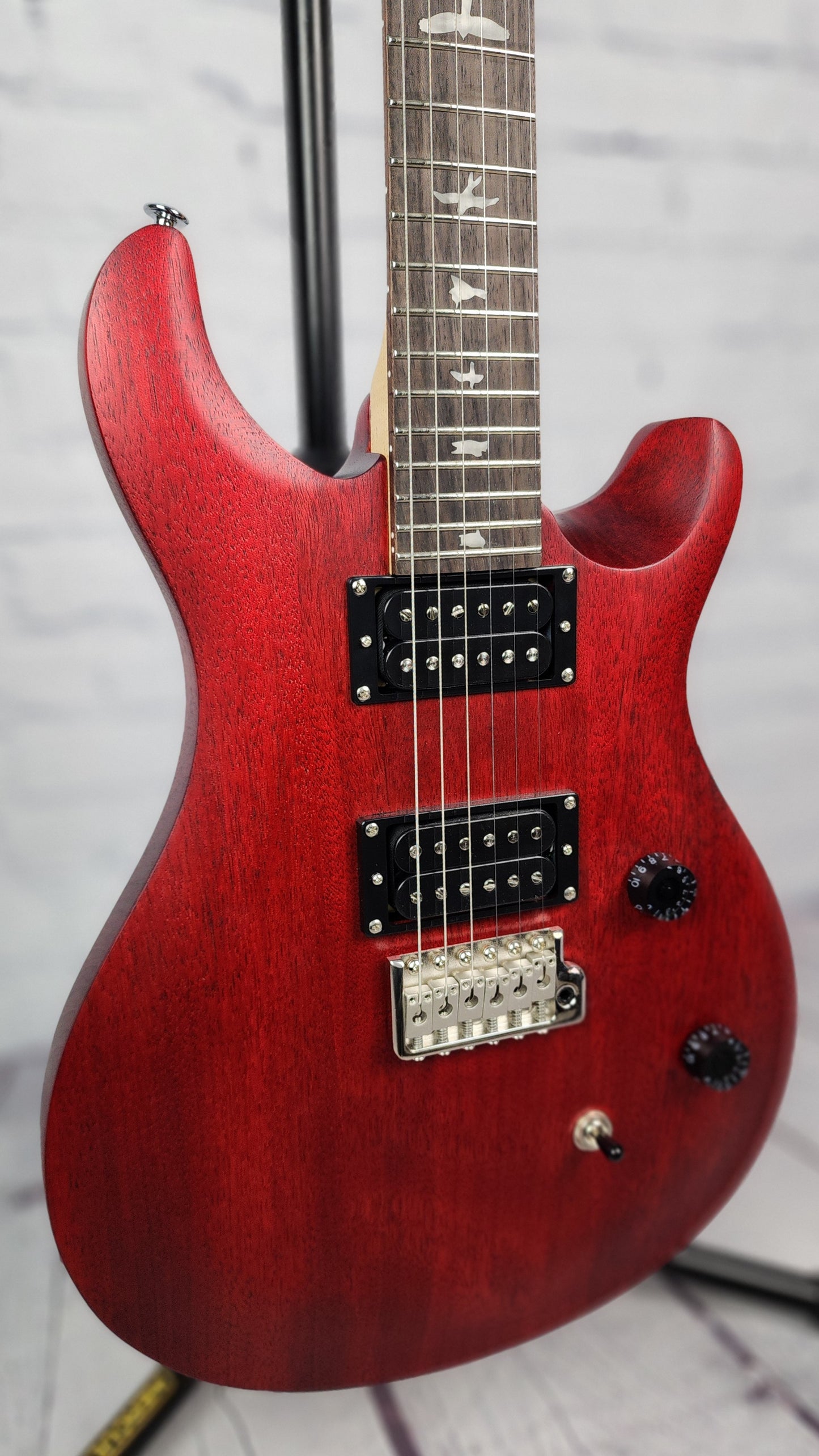 Paul Reed Smith SE CE24 Satin 6 String Electric Guitar Vintage Cherry