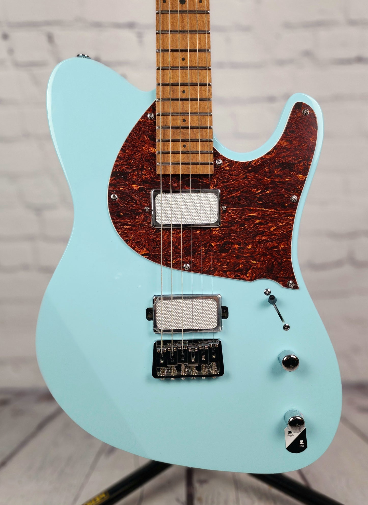 Balaguer Standard Thicket HH 6 String Electric Guitar Gloss Pastel Blue