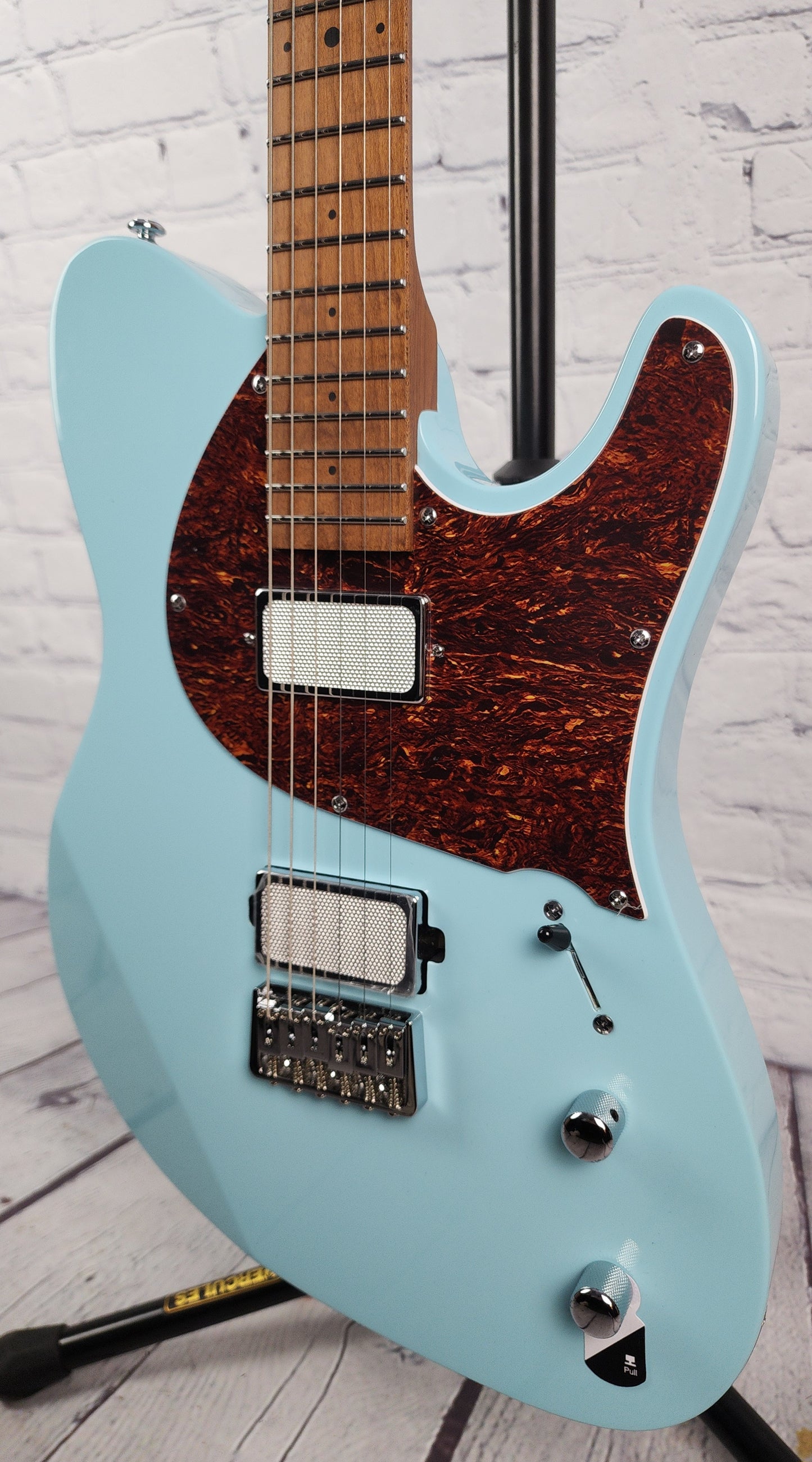 Balaguer Standard Thicket HH 6 String Electric Guitar Gloss Pastel Blue