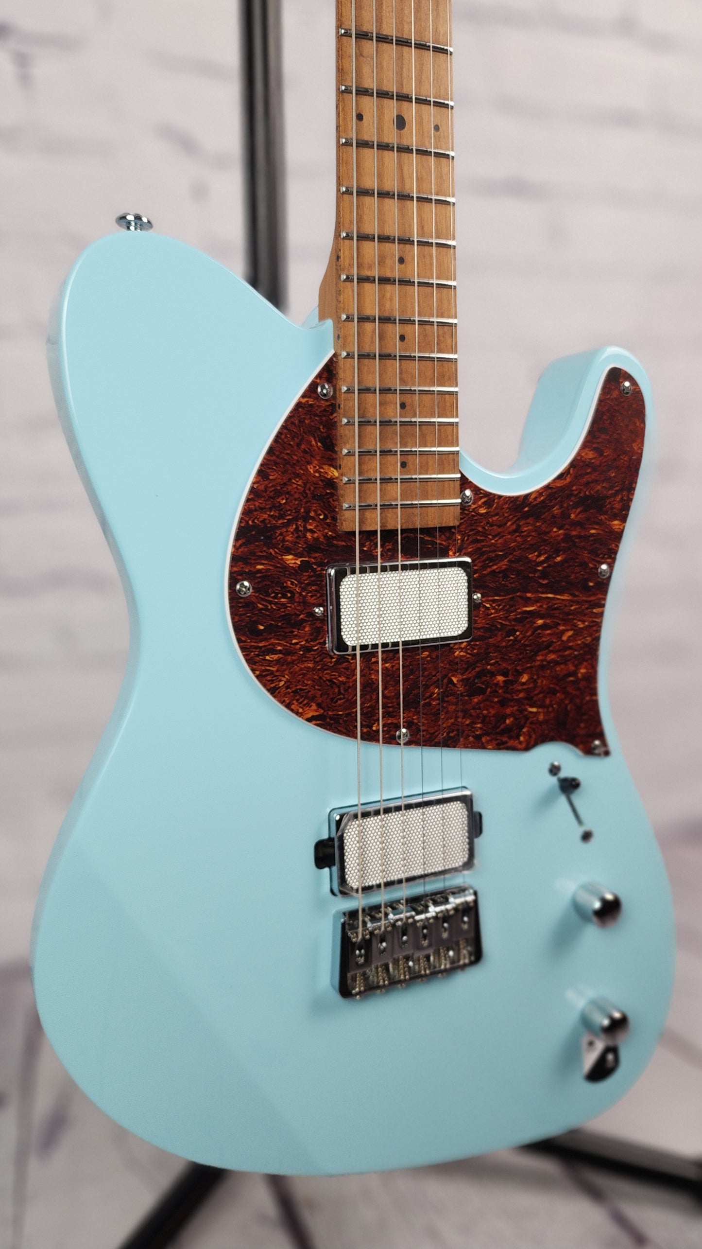 Balaguer Standard Thicket HH 6 String Electric Guitar Gloss Pastel Blue