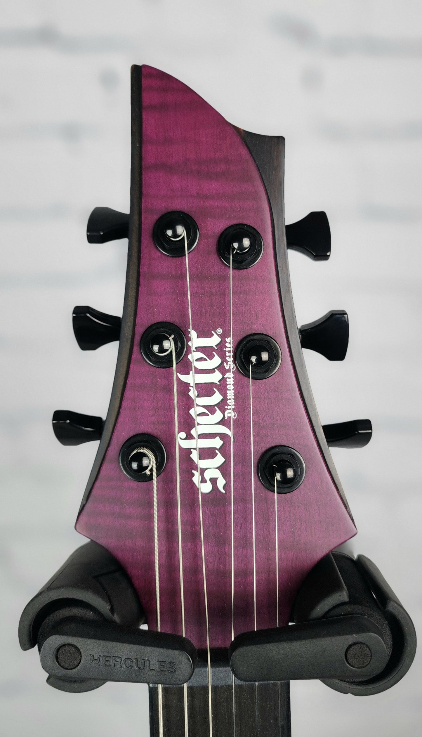 Schecter Guitars John Browne TAO 6 String Electric Guitar Satin Trans Purple