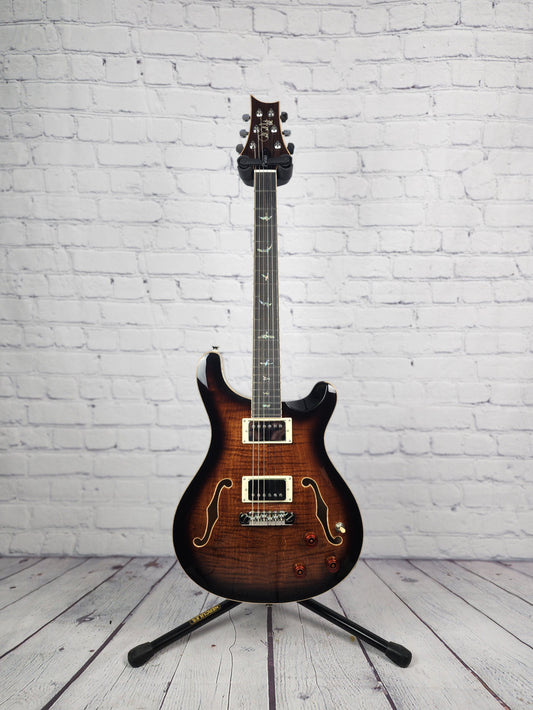 Paul Reed Smith PRS SE Hollowbody II Piezo 6 String Electric Guitar HBII Black Gold