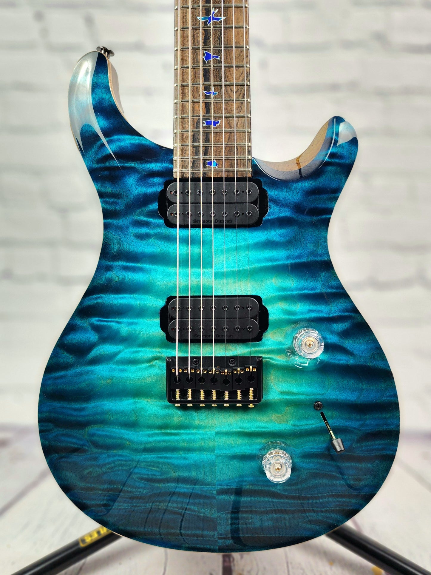 Paul Reed Smith PRS Private Stock Custom 24 7 String Electric Guitar Sub Zero Glow