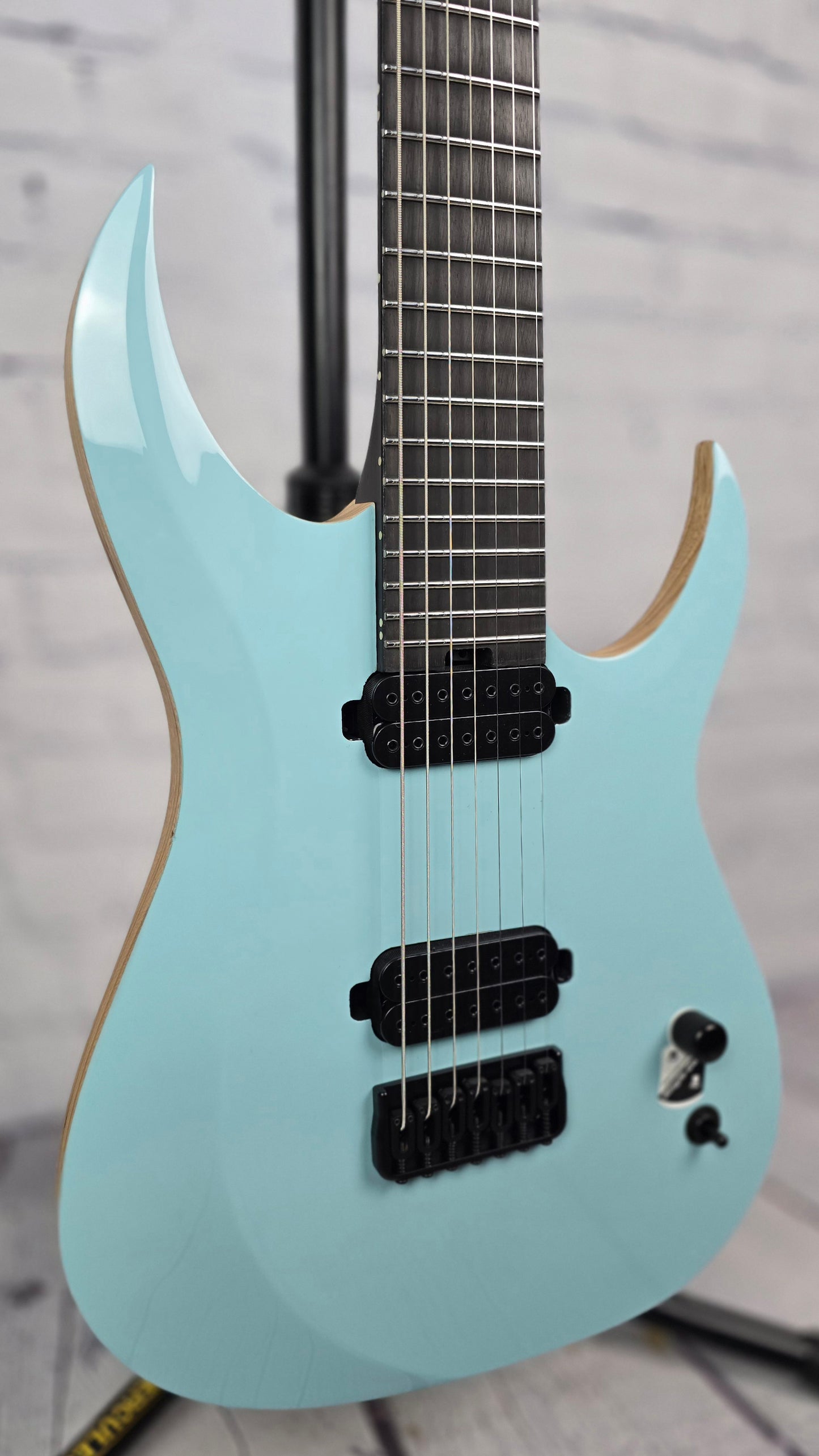 Schecter Guitars John Browne TAO 7 String Electric Guitar Azure Blue