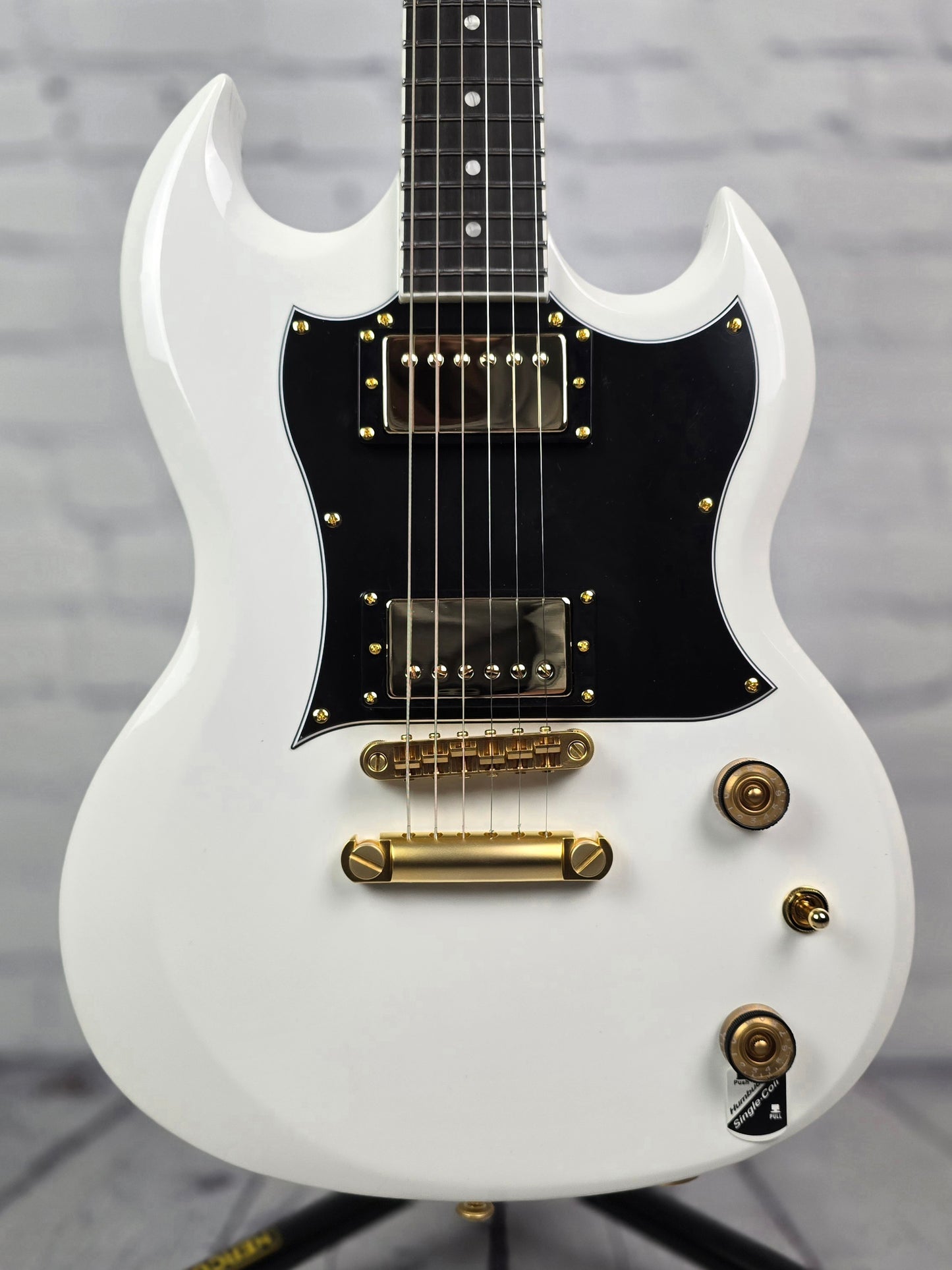 Schecter Zacky Vengeance ZV-H66LLW66D 6 String Electric Guitar Gloss White