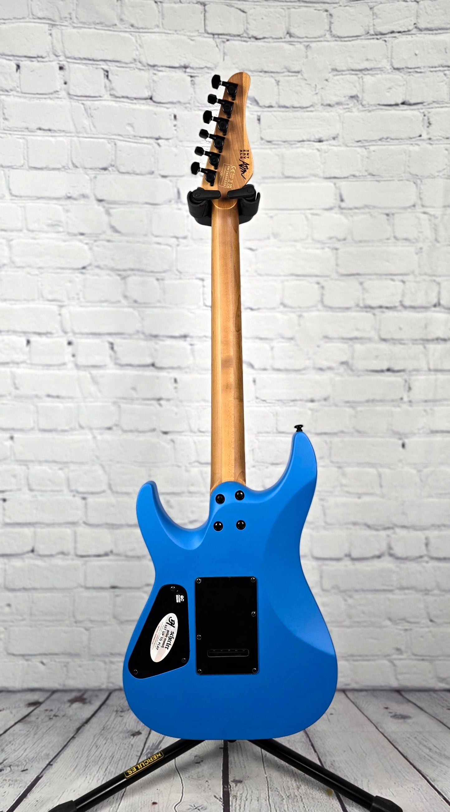 Schecter Aaron Marshall AM-6 Tremolo Electric Guitar Satin Royal Sapphire