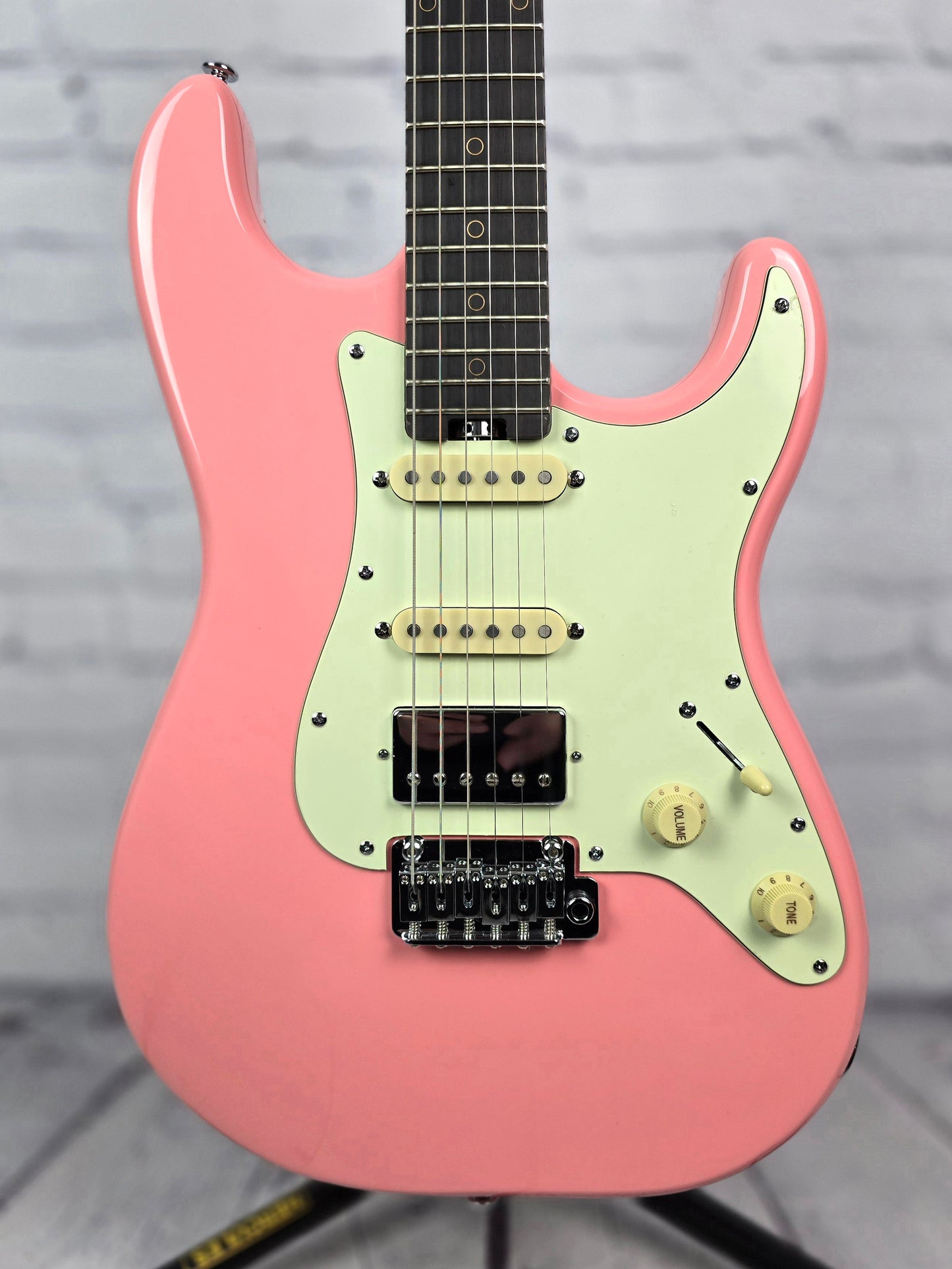 Schecter Guitars Nick Johnston Traditional HSS Electric Guitar Atomic Coral