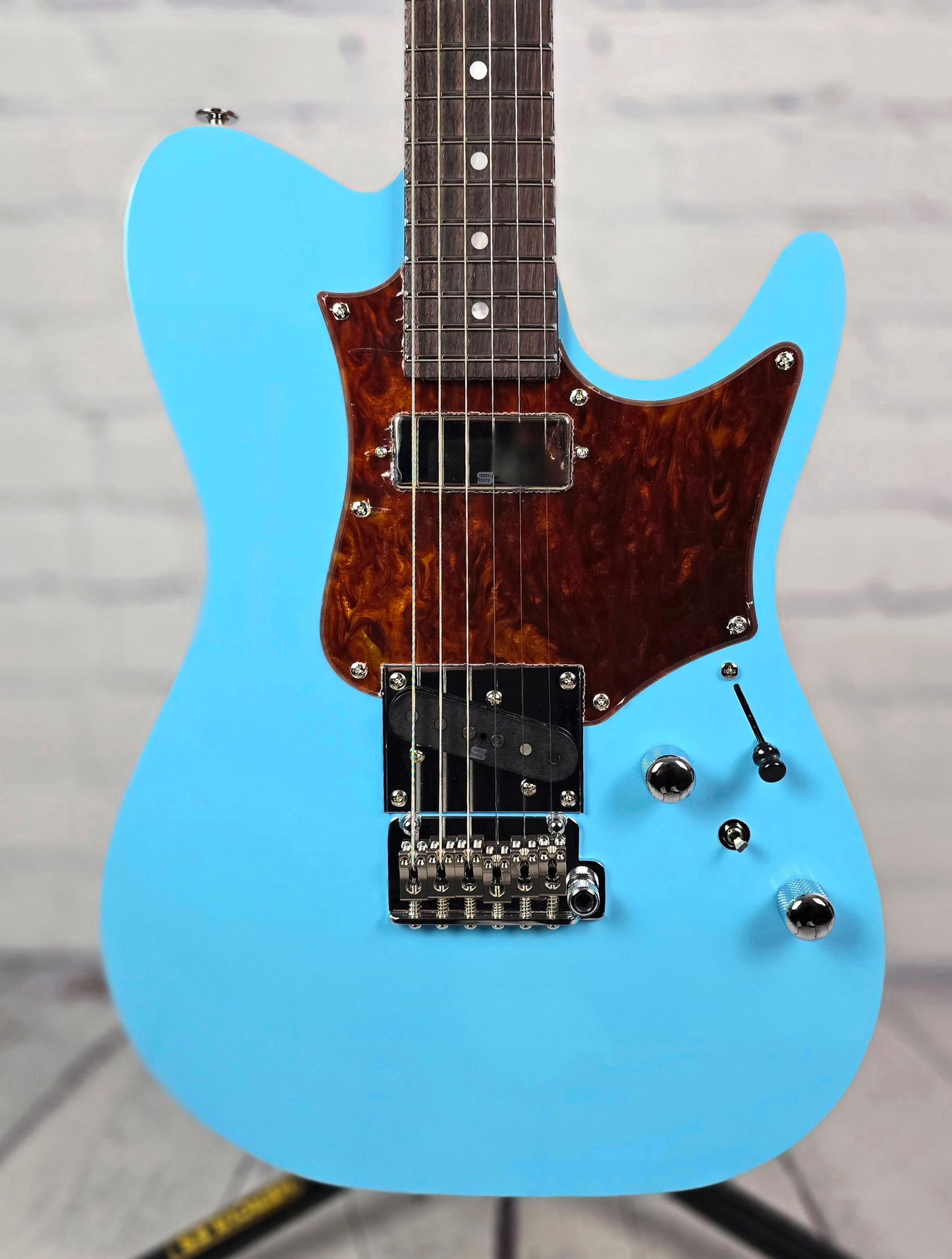 Ibanez TQMS1 CTB Tom Quayle Signature Electric Guitar Celeste Blue