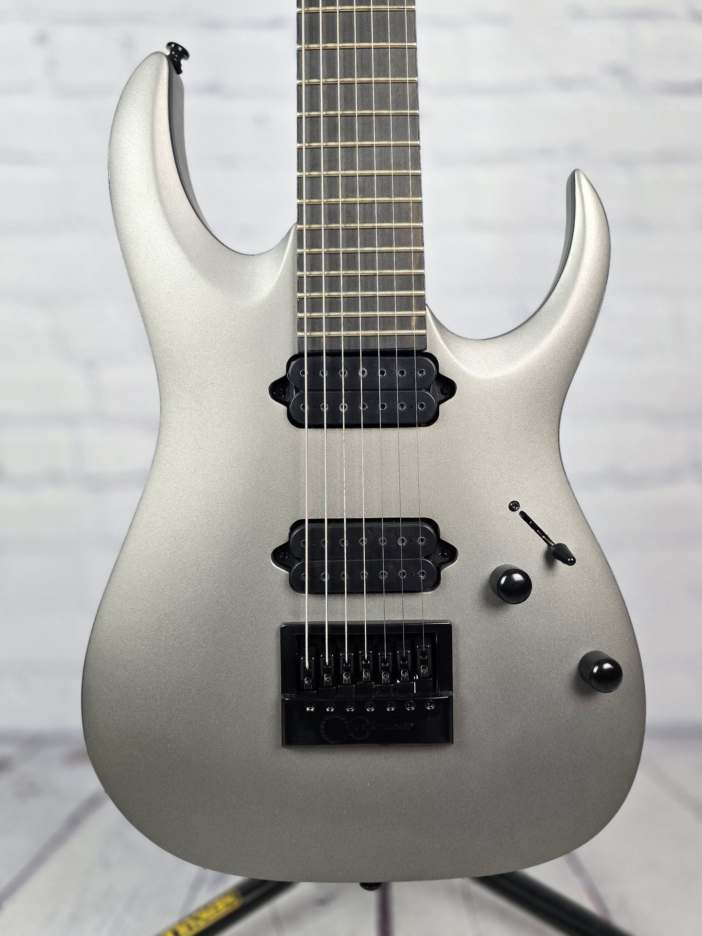 Ibanez APEX30MGM James "Munky" Shaffer Signature 7 String Electric Guitar Evertune Grey Metallic