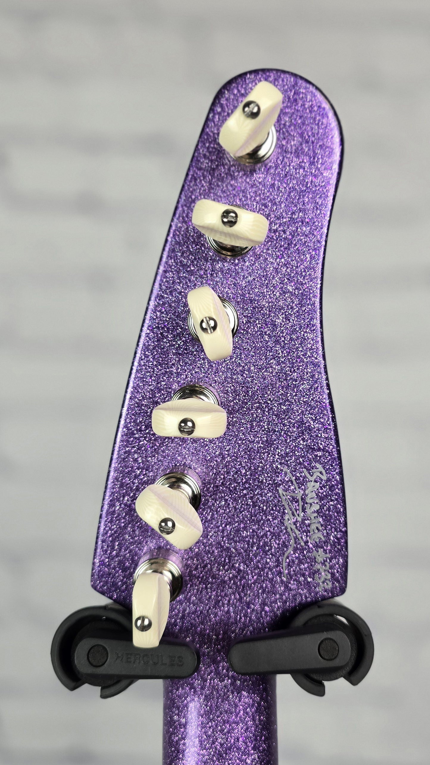 Kauer Guitars Banshee 6 String Electric Guitar Amethyst Purple Sparkle