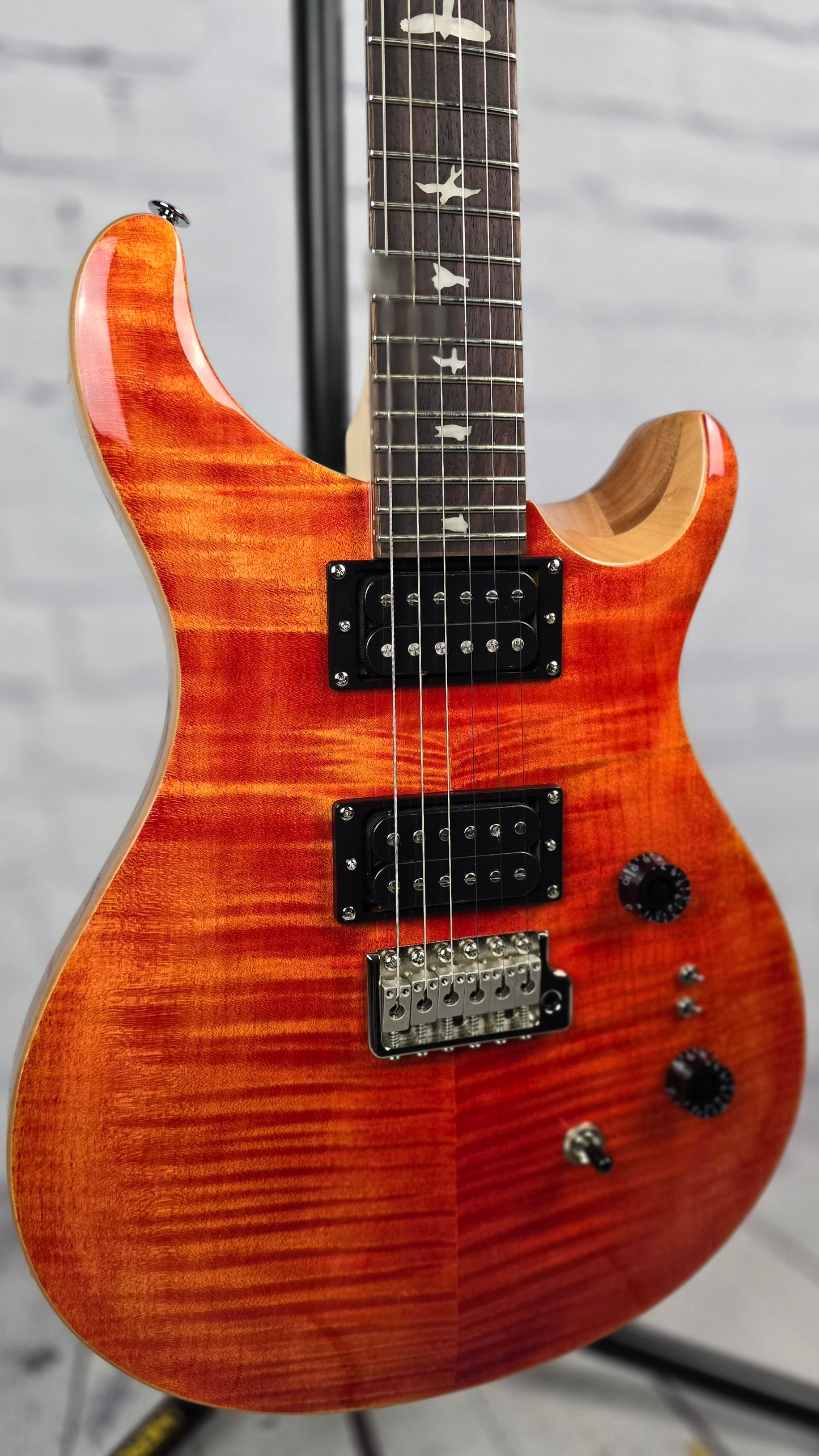 Paul Reed Smith PRS SE Custom 24-08 Electric Guitar Blood Orange