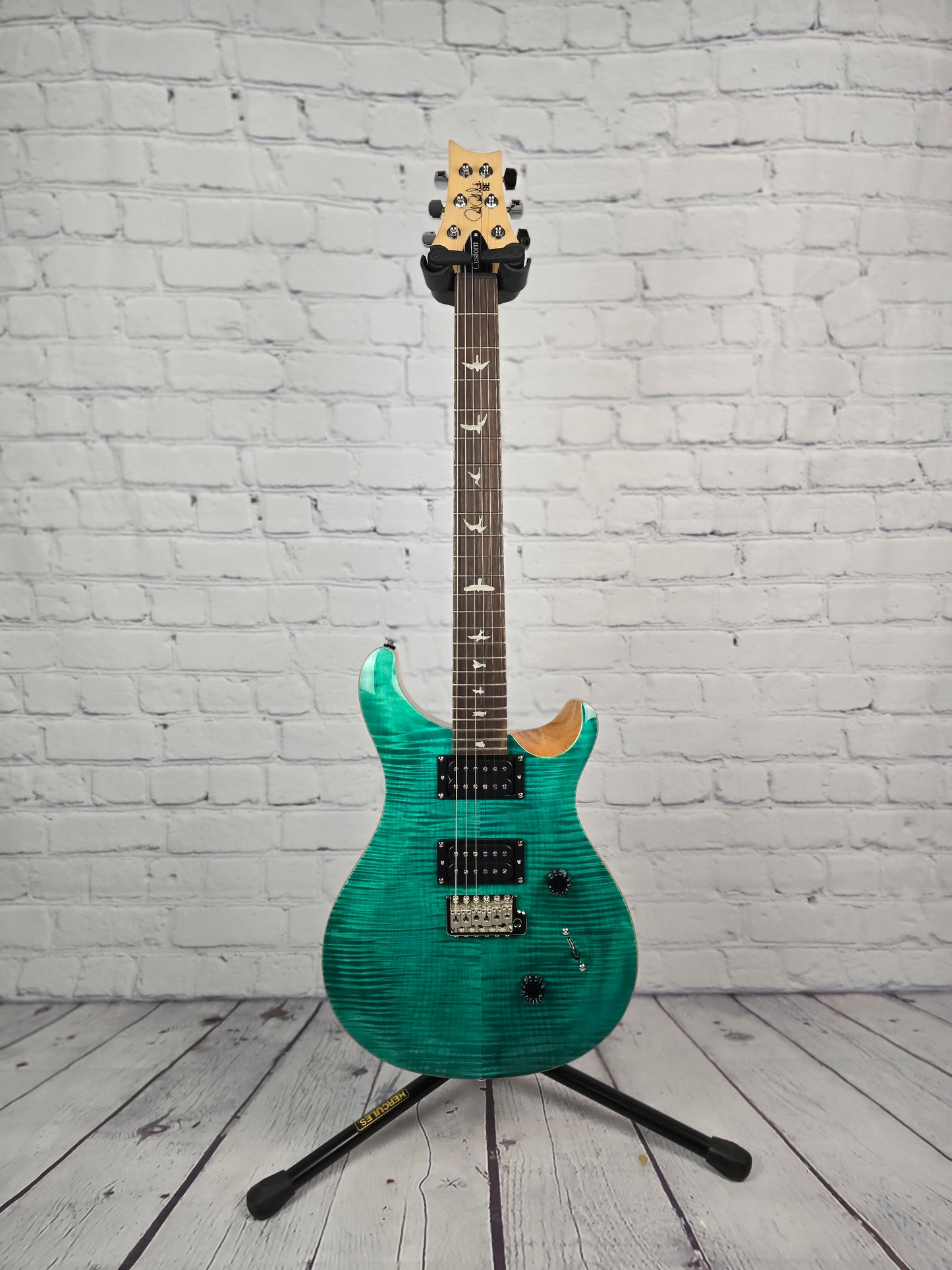 Paul Reed Smith PRS SE Custom 24 6 String Electric Guitar Turquoise