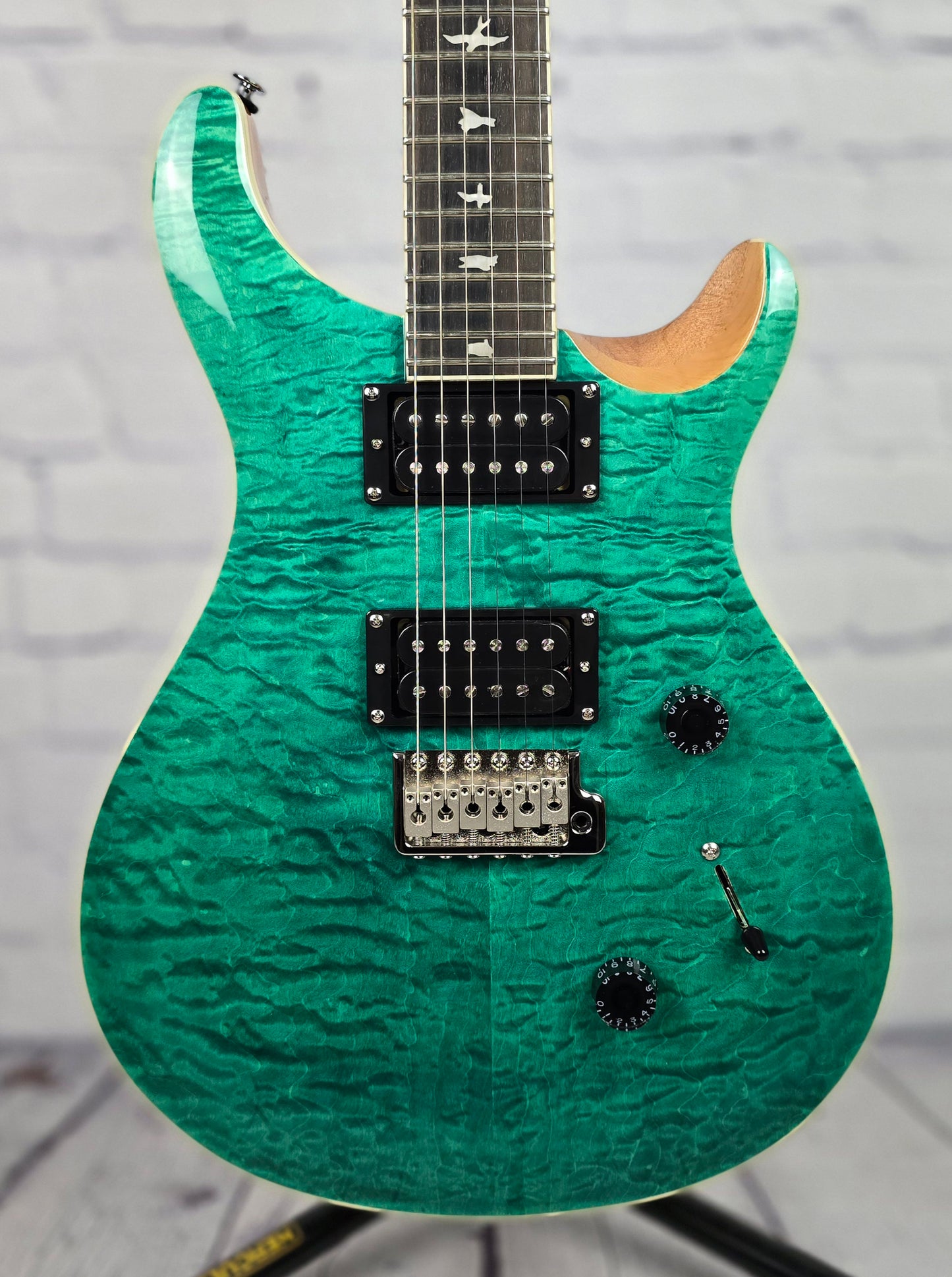 Paul Reed Smith PRS SE Custom 24 Quilt Electric Guitar Turquoise