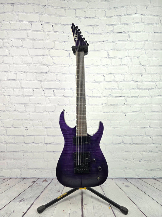 ESP LTD Brian "Sir Headly" Welch Head-7 7 String Electric Guitar See Thru Purple