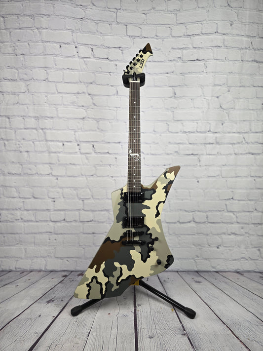 ESP LTD James Hetfield Snakebyte Camo 6 String Electric Guitar Kuiu Camo Satin