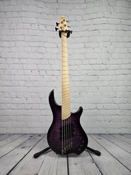 Dingwall Combustion C3 5 String Multiscale Bass Ultra Violet Quilt