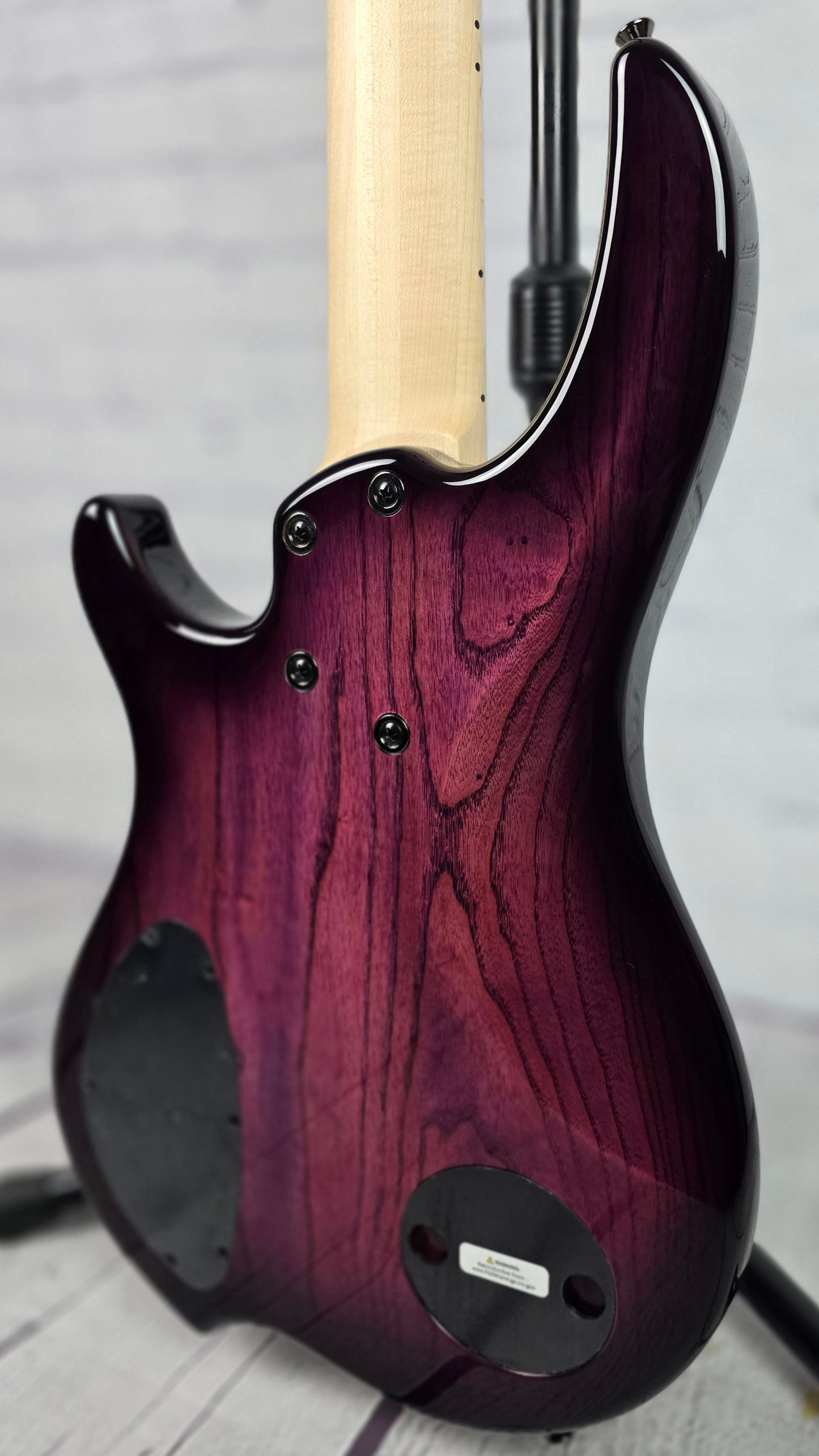 Dingwall Combustion C3 5 String Multiscale Bass Ultra Violet Quilt