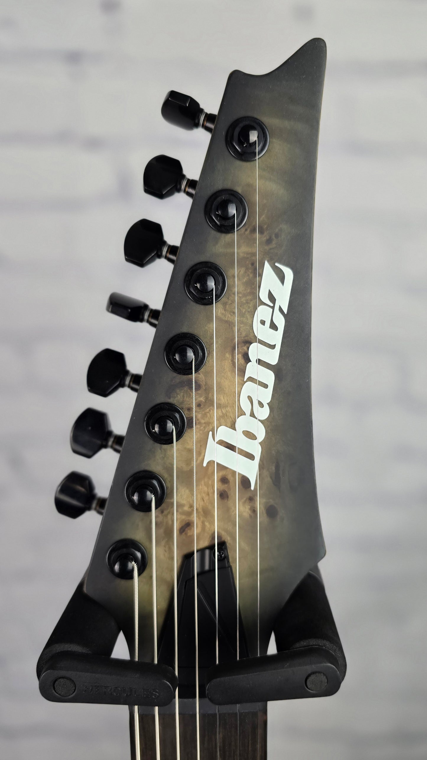 Ibanez Axion Label RGD71ALPA CKF 7 String Electric Guitar Charcoal Black Burst Stained Flat