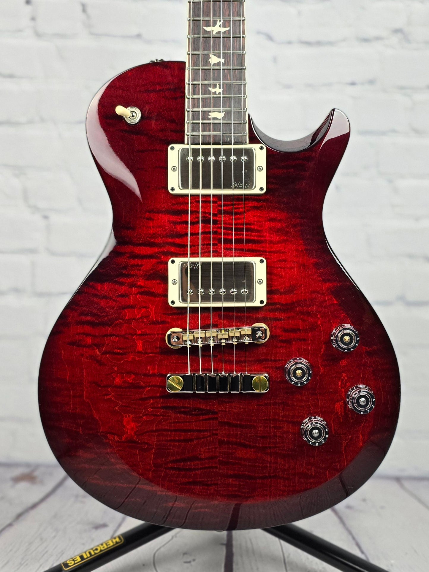 Paul Reed Smith PRS S2 McCarty 594 Singlecut Electric Guitar Fire Red Burst