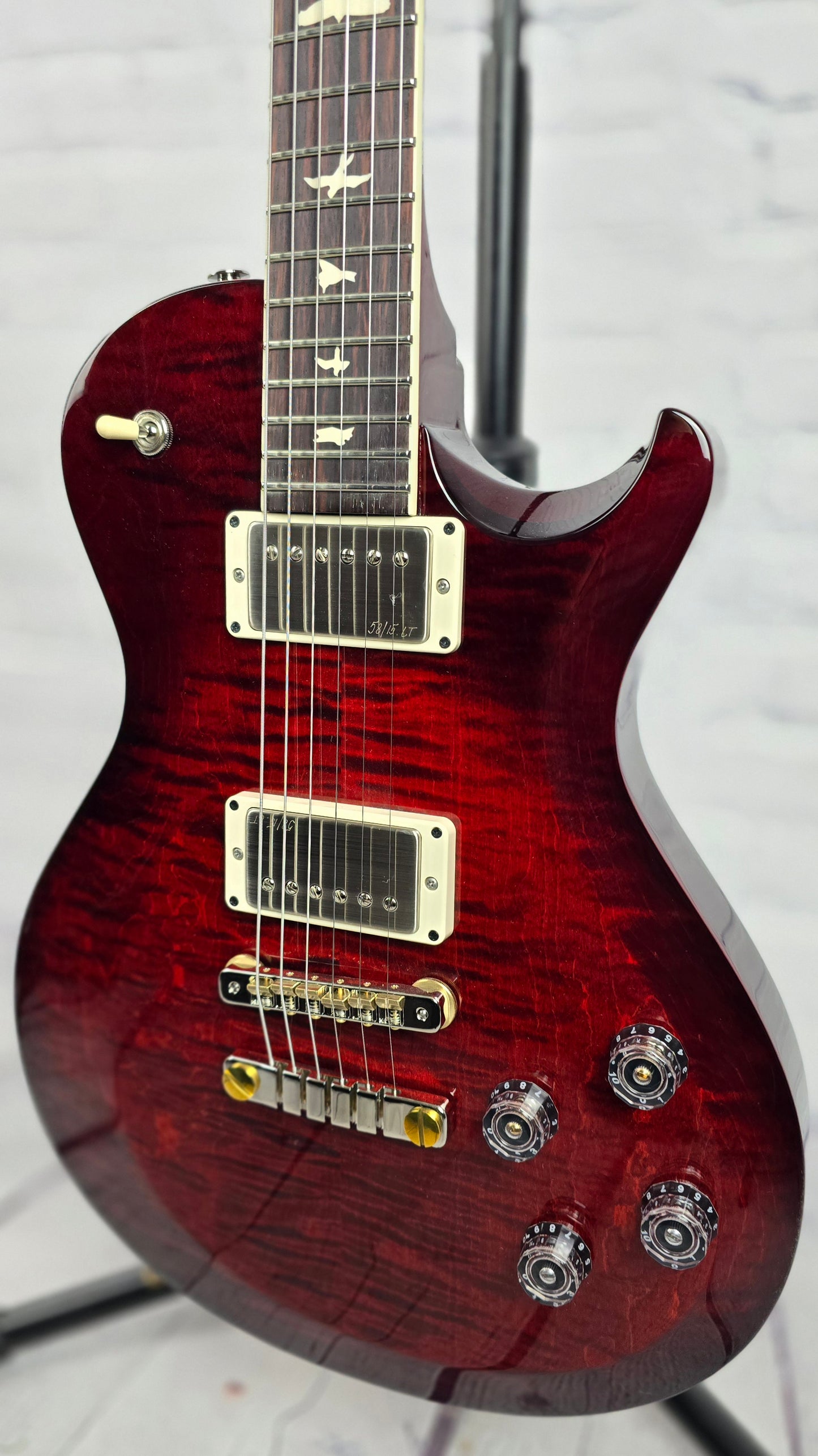 Paul Reed Smith PRS S2 McCarty 594 Singlecut Electric Guitar Fire Red Burst