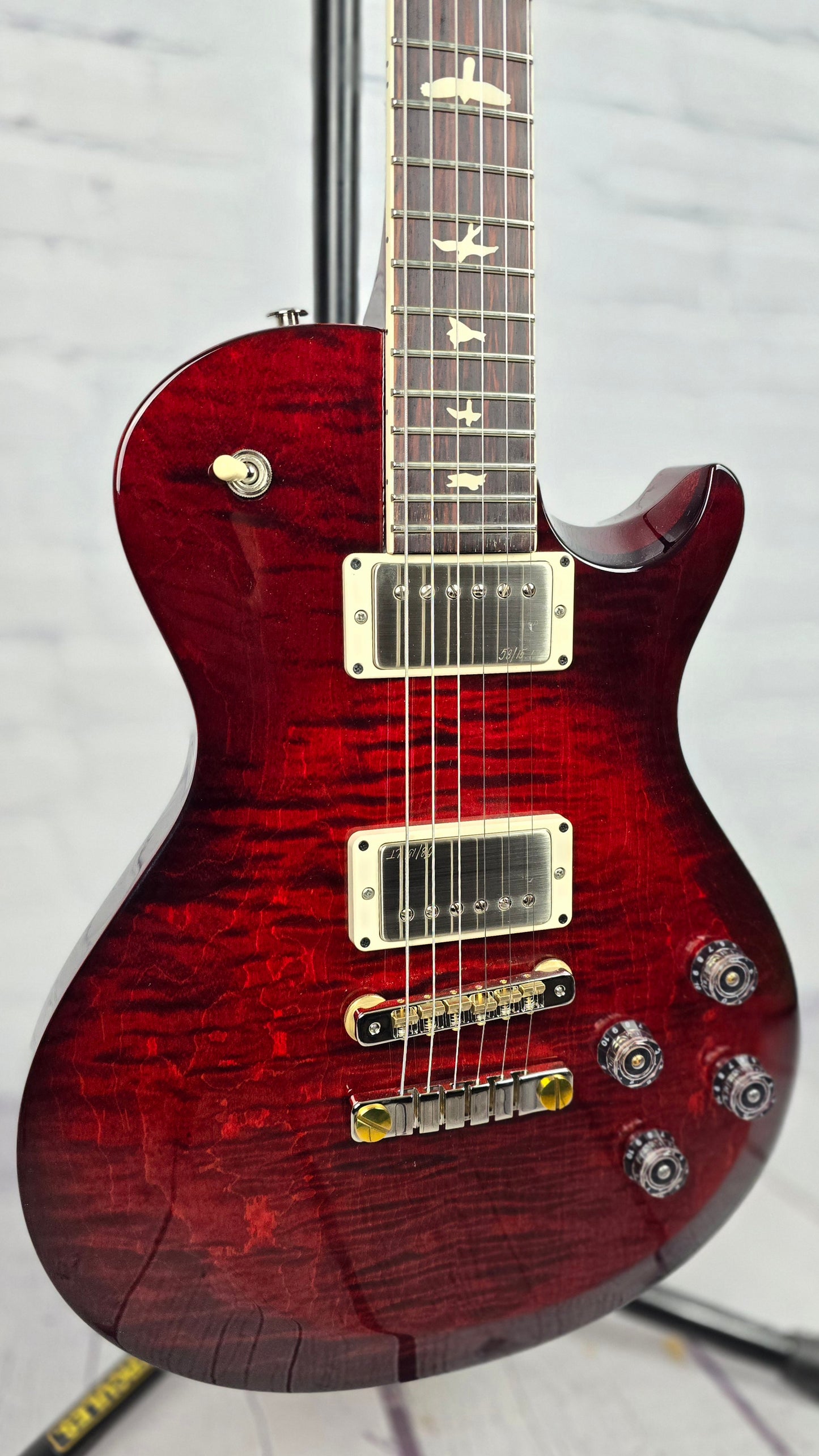 Paul Reed Smith PRS S2 McCarty 594 Singlecut Electric Guitar Fire Red Burst