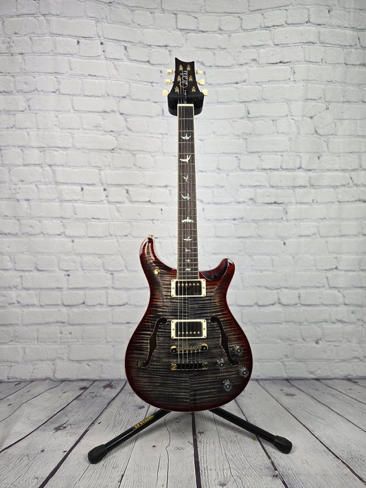 Paul Reed Smith PRS McCarty 594 Hollowbody II 10 Top HBII Electric Guitar Charcoal Cherry Burst