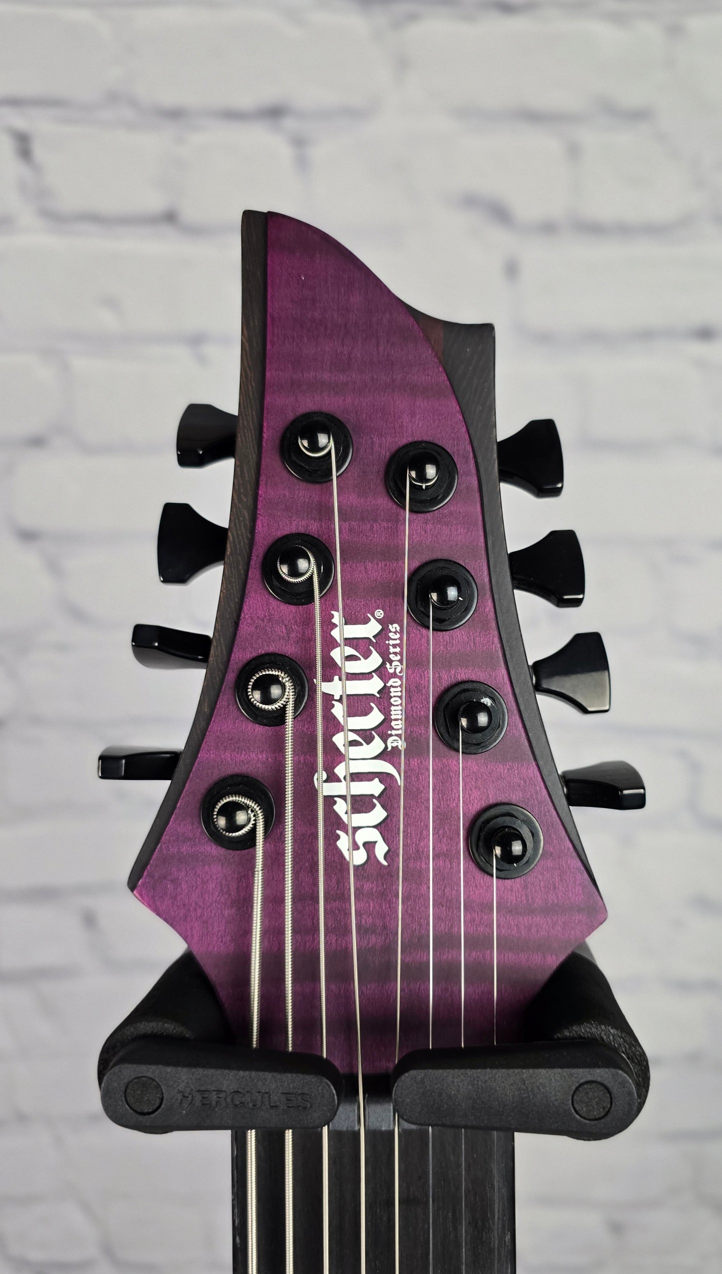 Schecter Guitars John Browne TAO 8 String Electric Guitar Satin Trans Purple